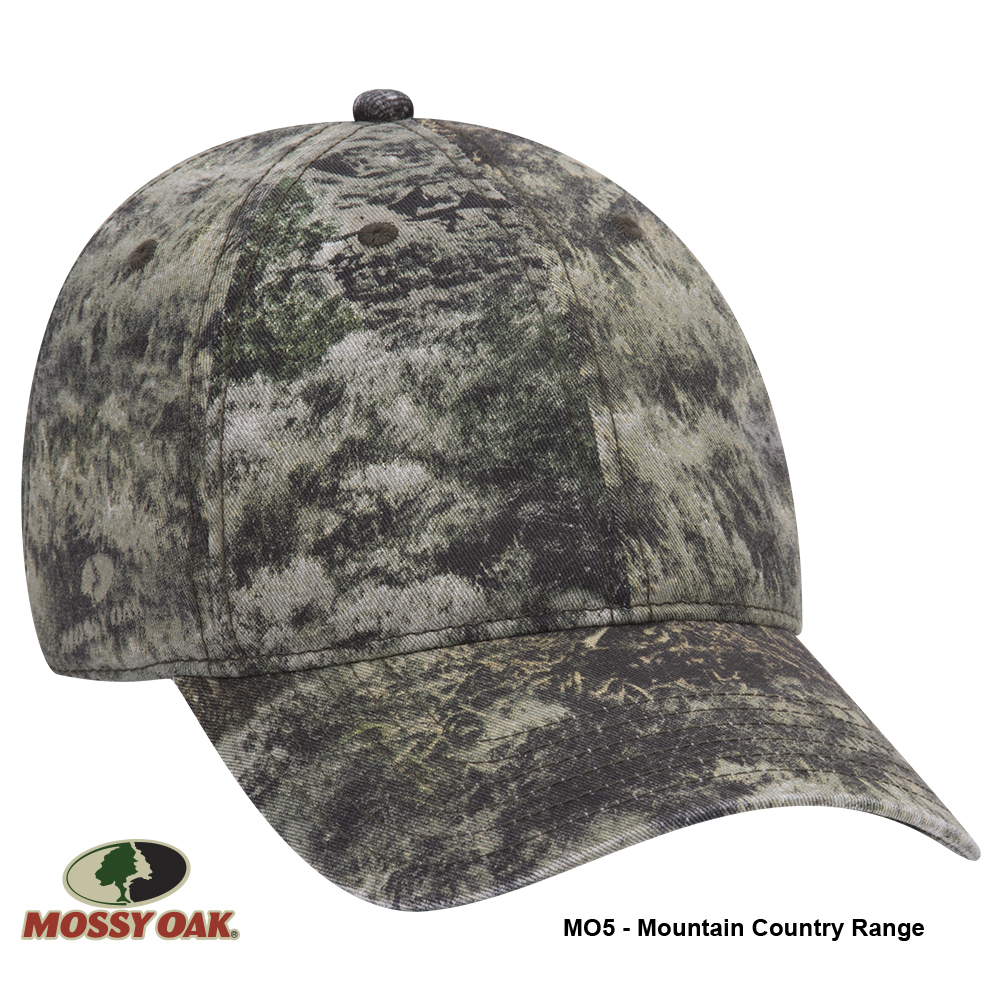 OTTO CAP® Mossy Oak Camouflage 6 Panel Low Profile Dad Hat 7