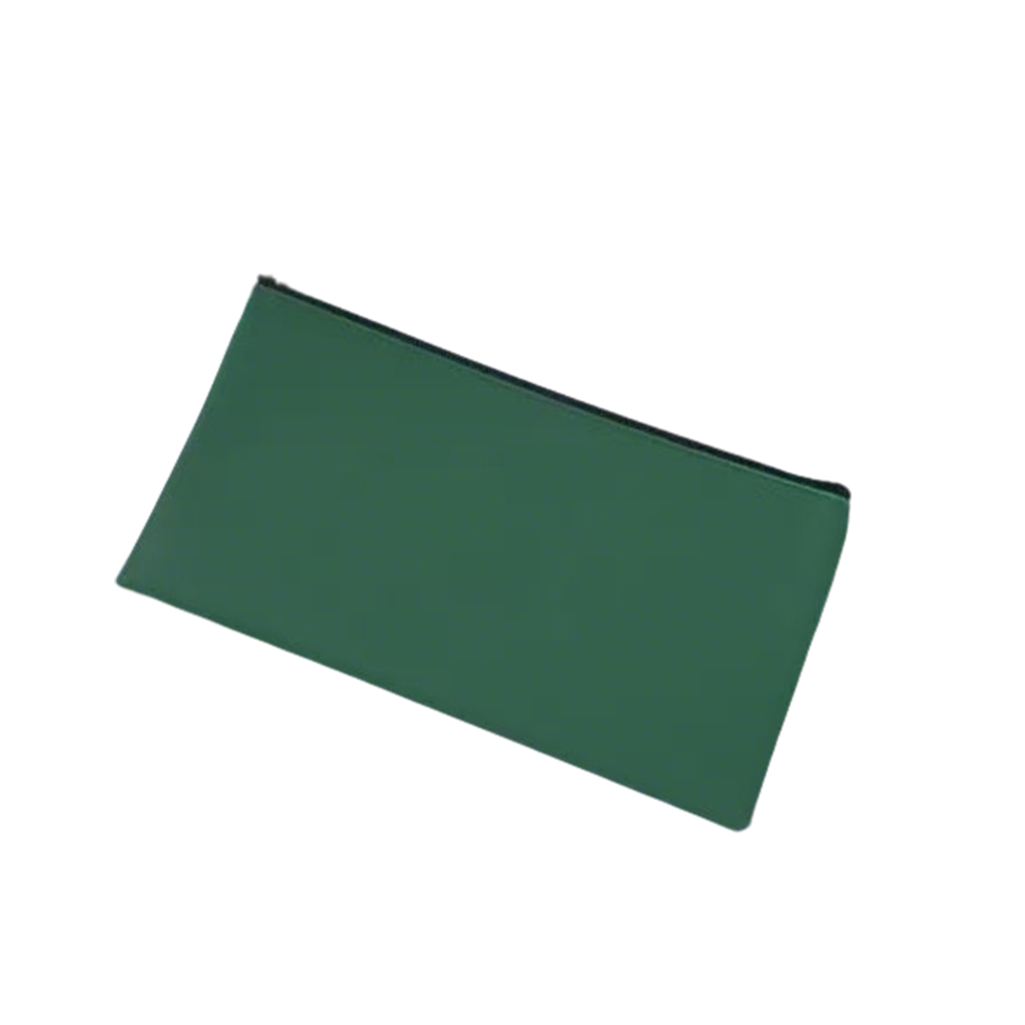 PU Leather Zipper Deposit Pouch 11" x 6" 6