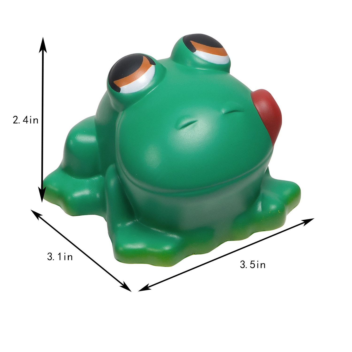 PU Foam Cartoon Frog Stress Reliever Squeeze Toy 5