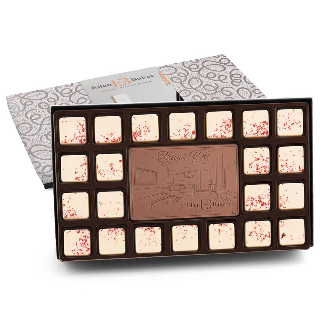 19-Piece Chocolate Ensemble Gift Set with Classic Custom Packaging 2