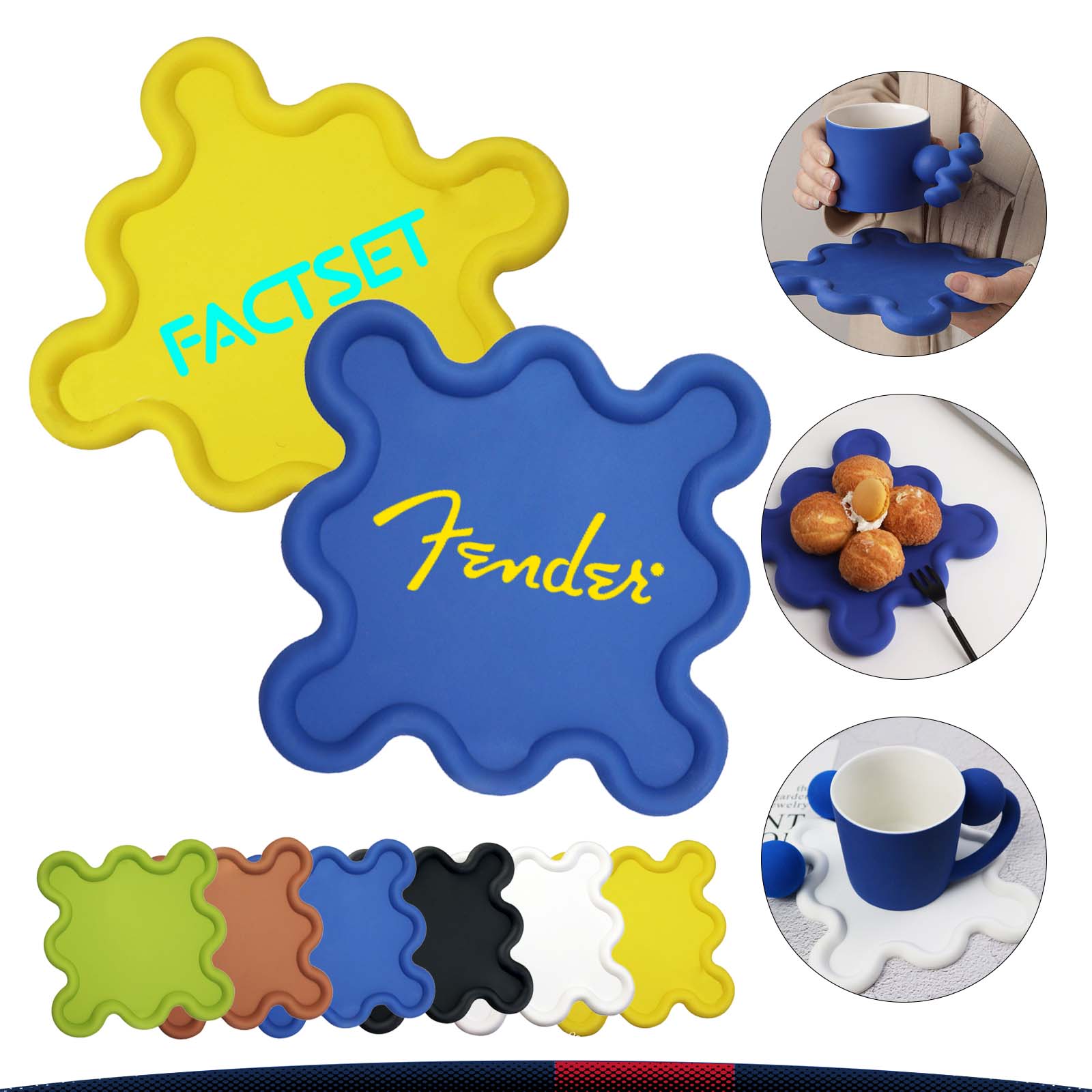 Irregular PVC Coaster 8
