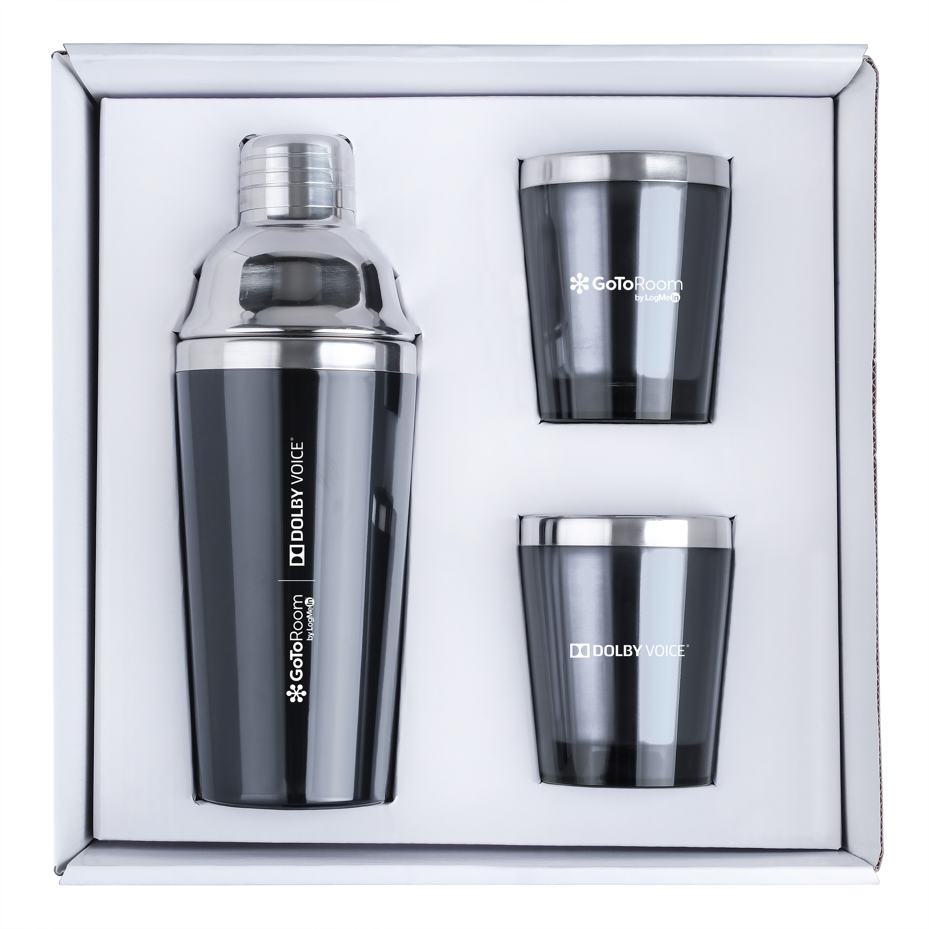 Cocktail Shaker & Tumblers Cup Gift Set 7