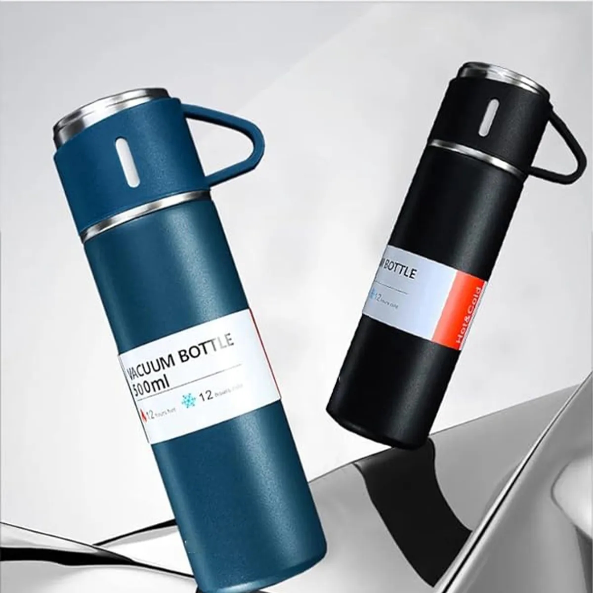 17oz Stainless Steel Insulated Bottle Water Flask Gift Set 2