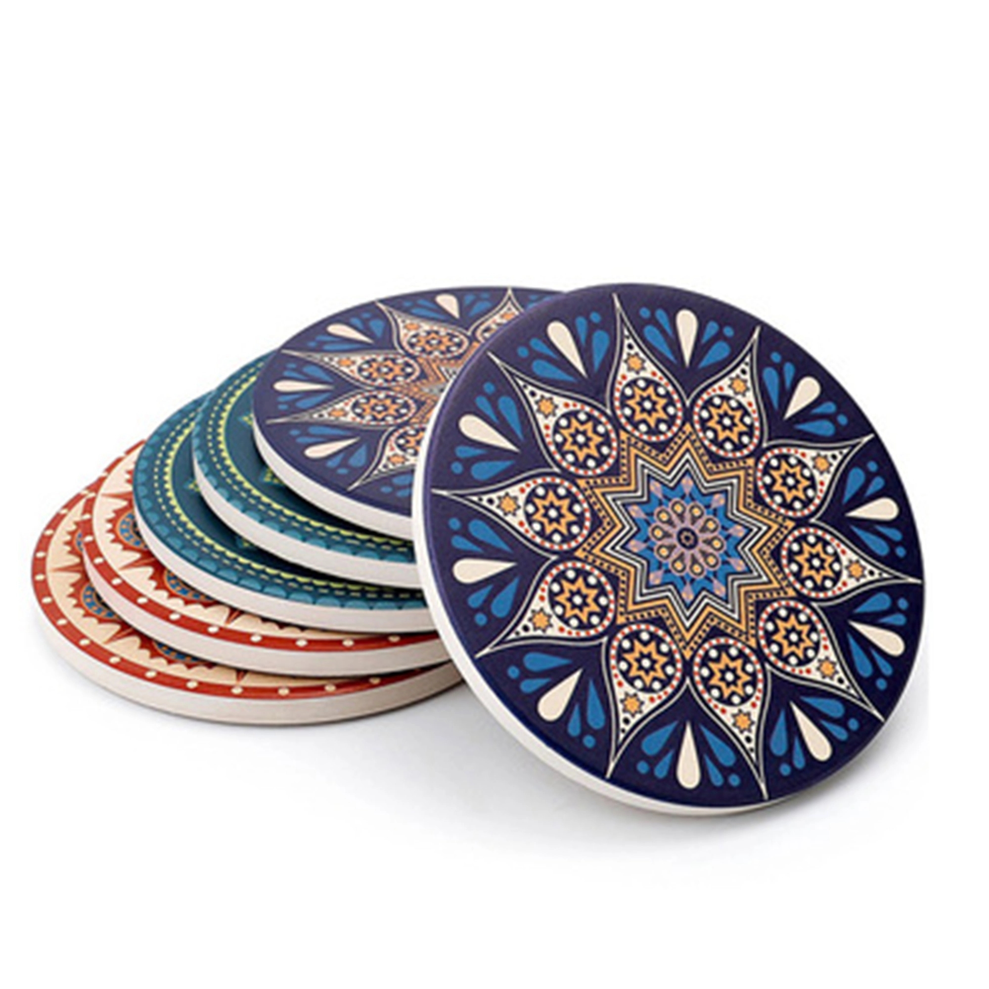 Absorbent ceramic coaster 1