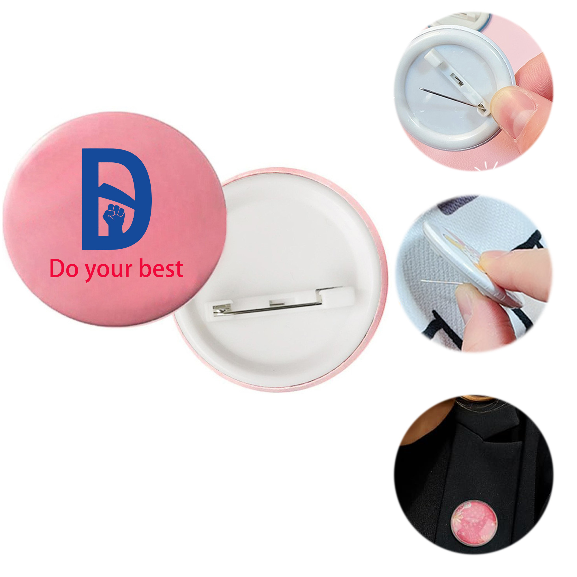Customizable Button Pin Badge 2