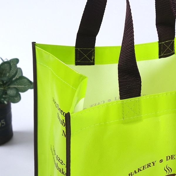 13.5" X 14" Laminated non-woven shopper bag 4
