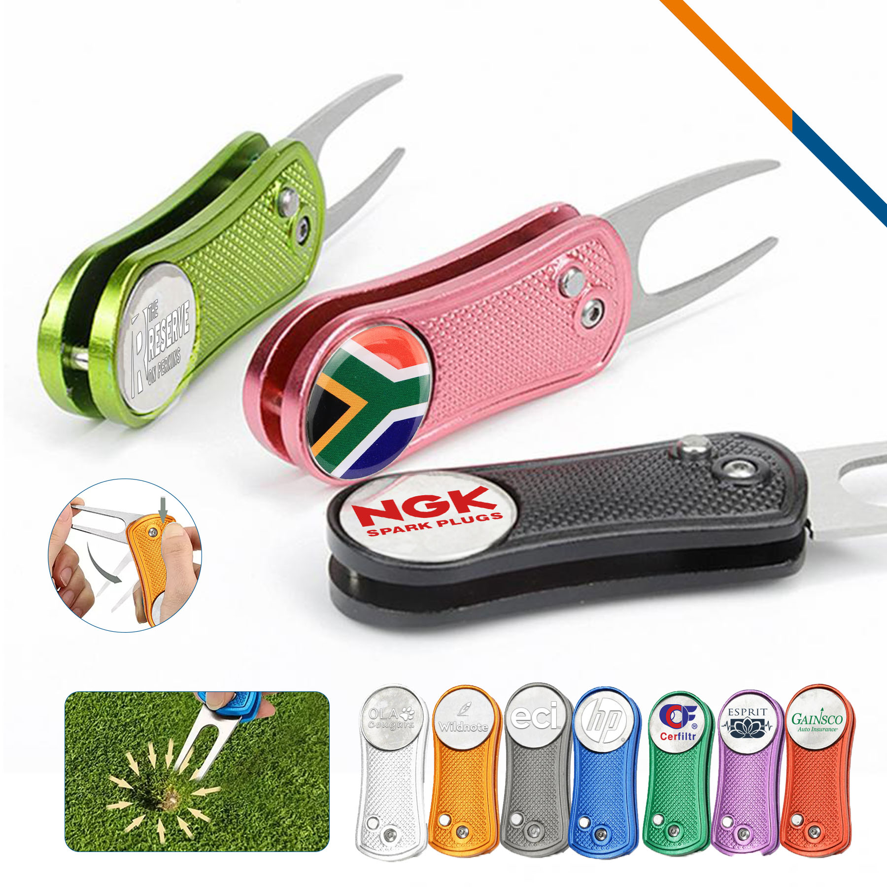 Trense Ball Marker Golf Divot Tool 11