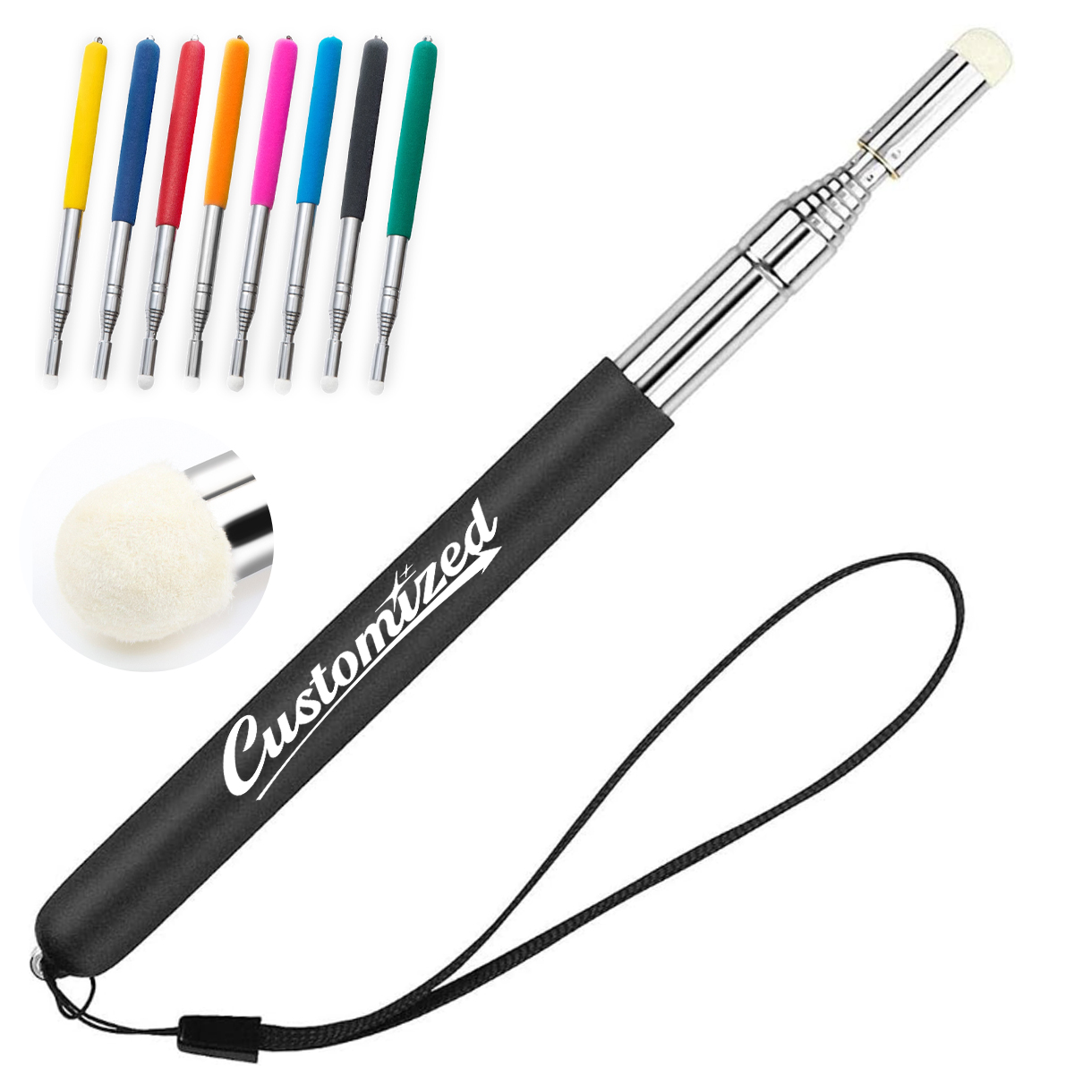 Telescopic Acupressure Massage Pen with Soft Round Tip 4