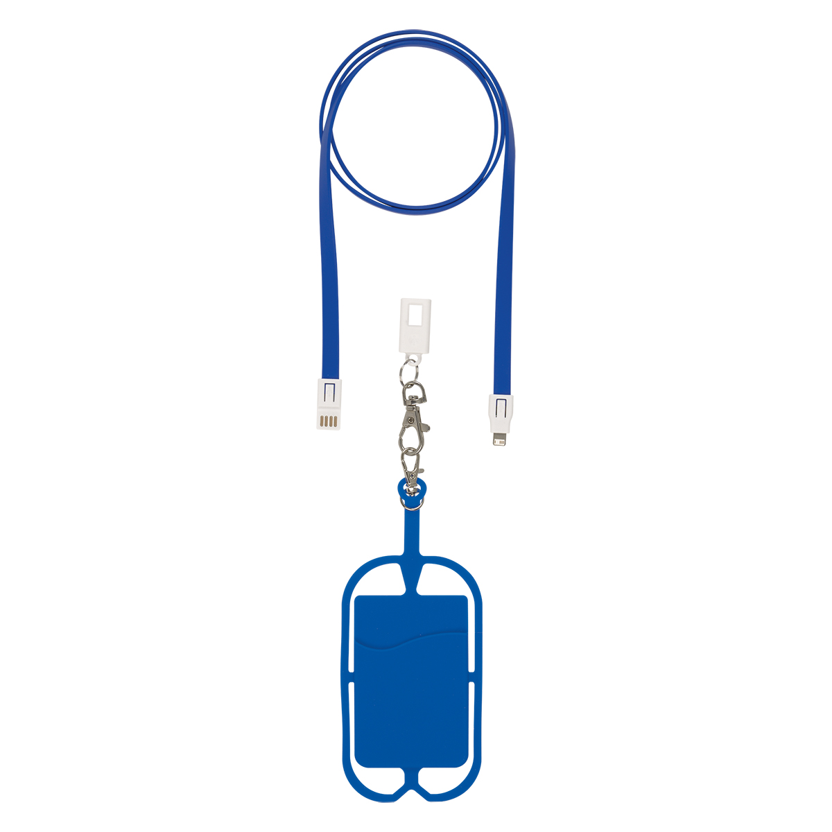 2-In-1 Charging Cable Lanyard With Phone Holder & Wallet 6