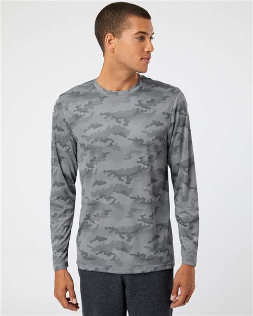 Unisex Pompano Performance Camo Long Sleeve T-Shirt - 217 19