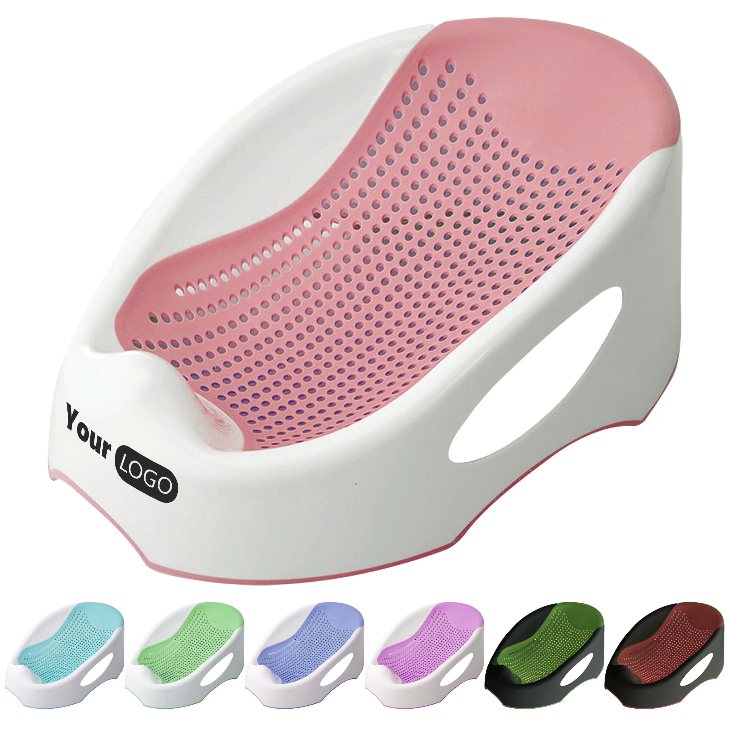 Pp Easy-To-Clean Baby Bath Chair With Breathable Design 1