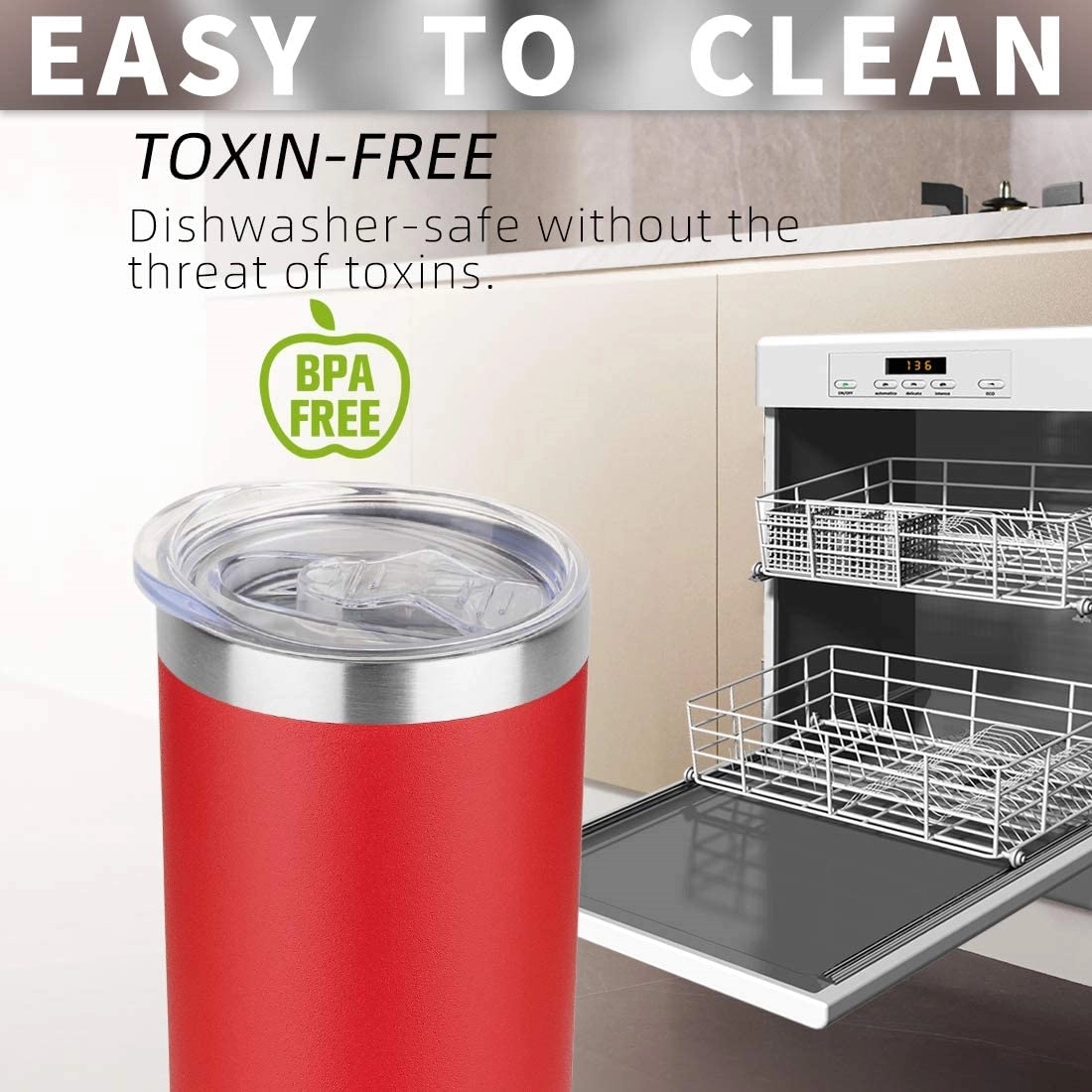 20 Oz Skinny Stainless Steel Vacuum Insulated Tumbler 10