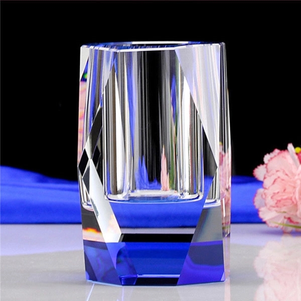 Octagon Crystal Pen holder 3