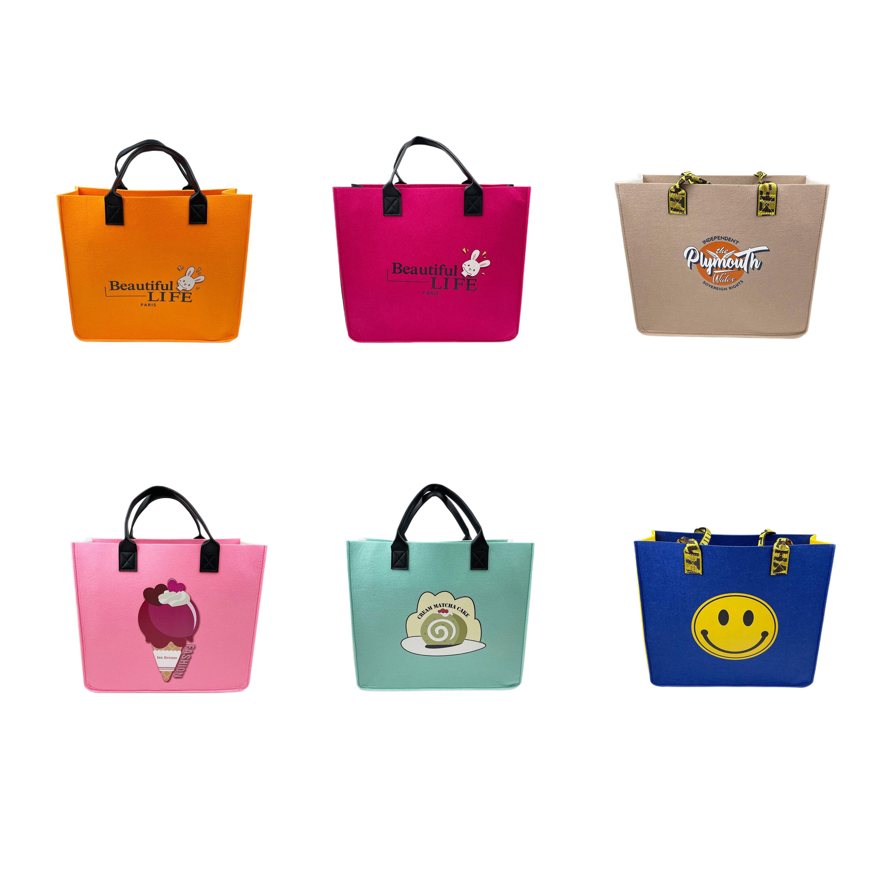Felt Shopping Bag (direct import) 1