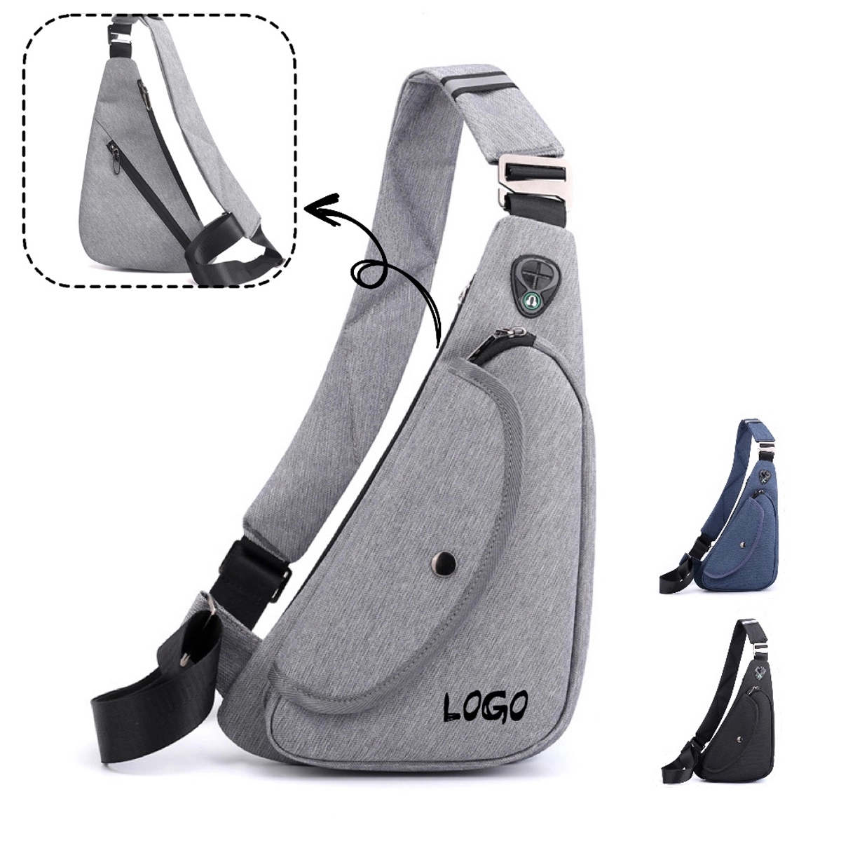 Crossbody Sling Backpack 2