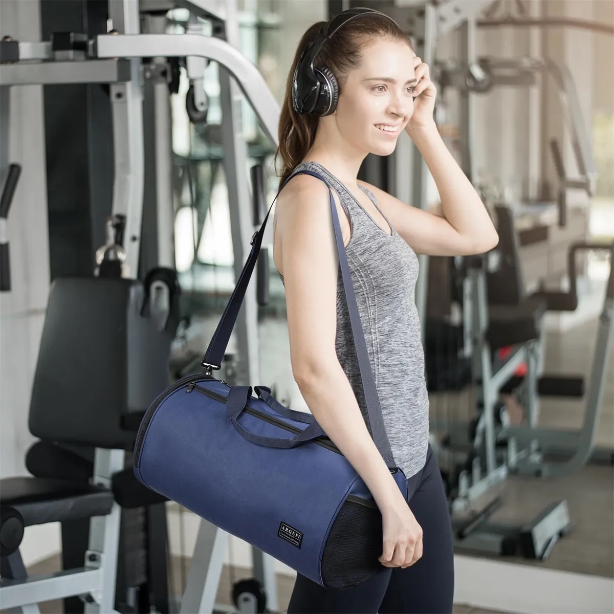 Travel Gym Duffel Bag with Shoes Compartment 7