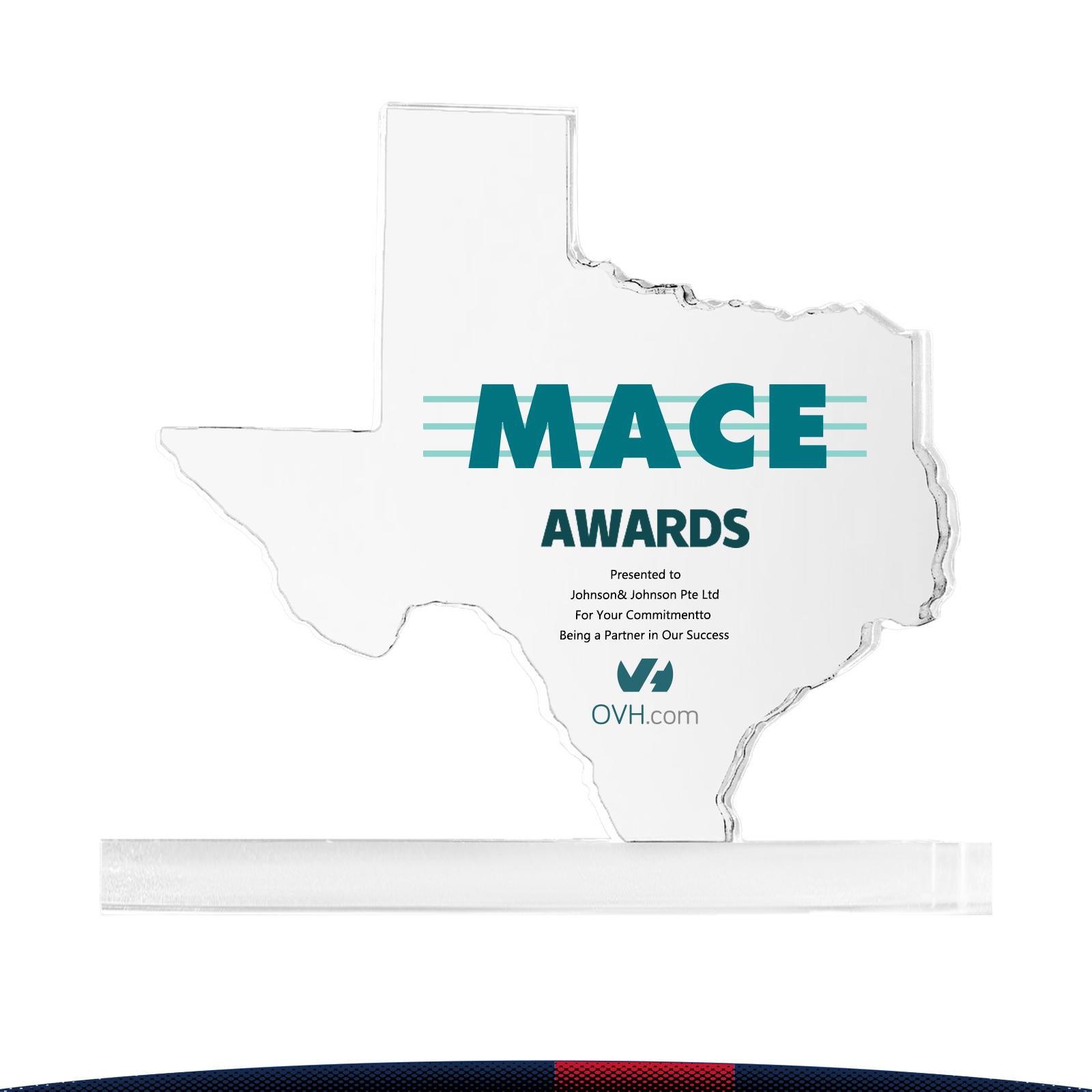 Vinron Texas Crystal Award 2