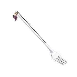 Fruits Charms Pendant Dessert Salad Fork 8