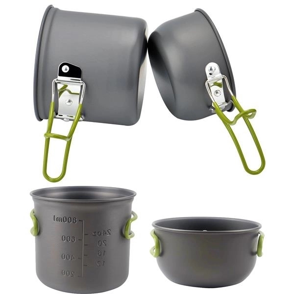Portable Camping Cooker With Cutlery 7