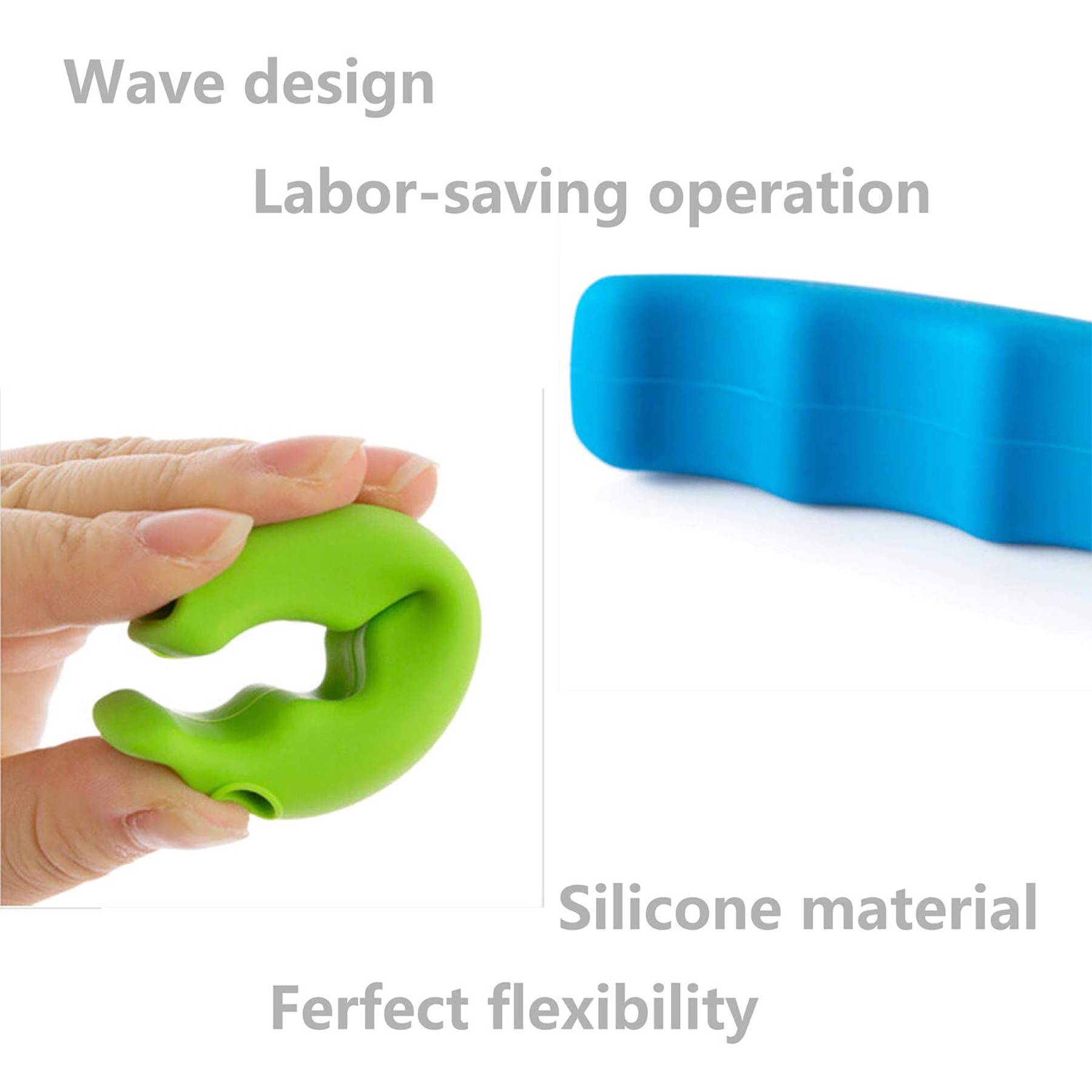 Silicone Handle Plastic Bag Holder Carrier For Shopping 7