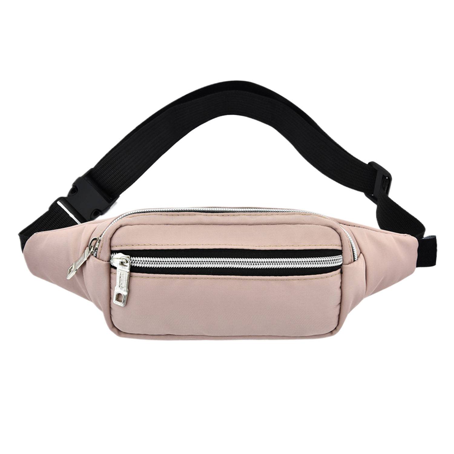 Waterproof Oxford Cloth Zipper Waist Pack Casual Style 2