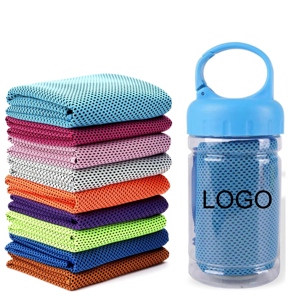 Cooling Towel In Carabiner Case 3