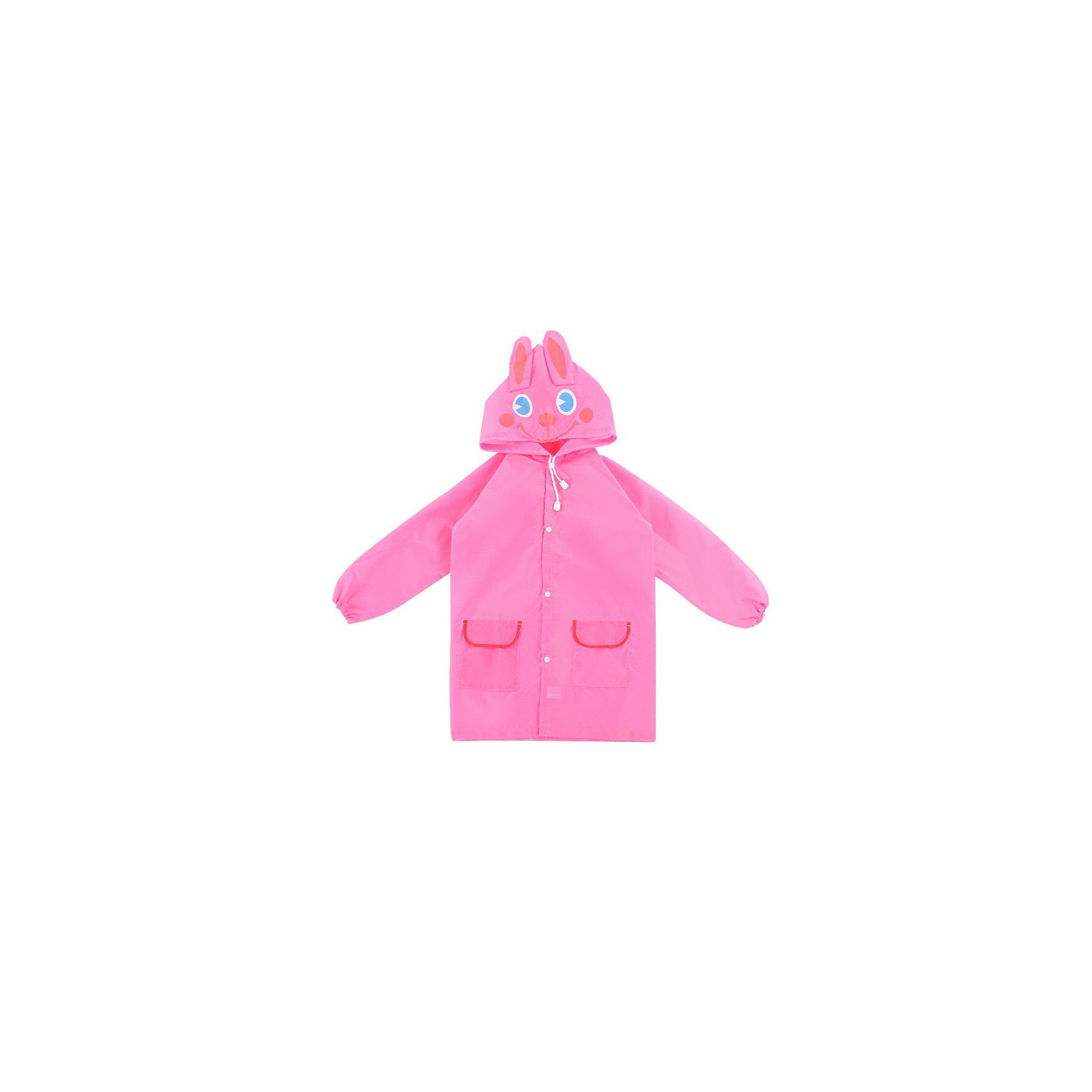 Bright Color Hooded Raincoat 2