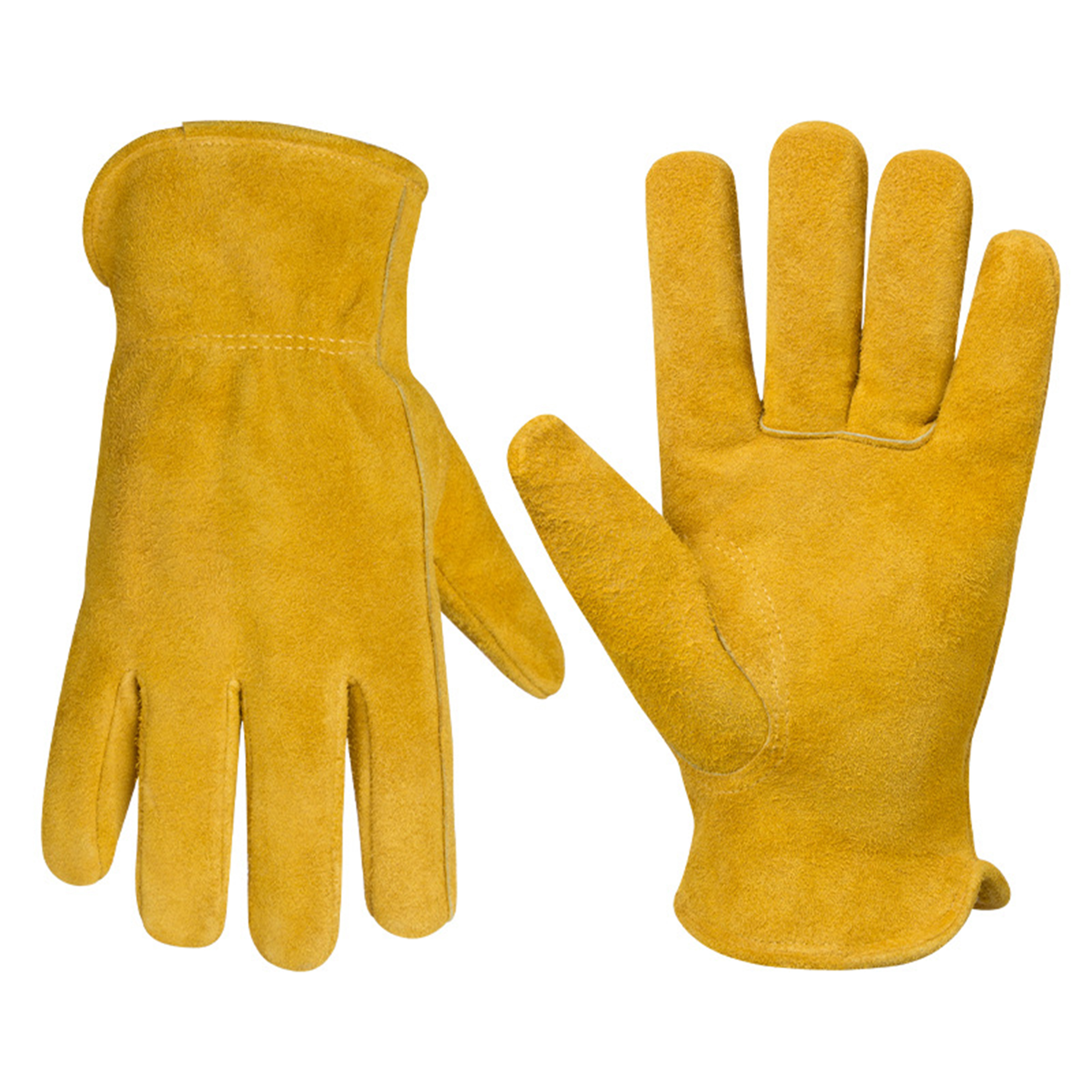 Cowhide Outdoor Baking And Heat-Resistant Gloves 5