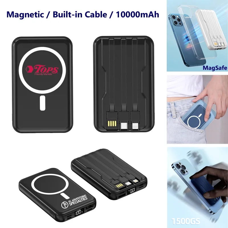 Magsafe Wireless Charging Power Bank 10000mah with Cable 3
