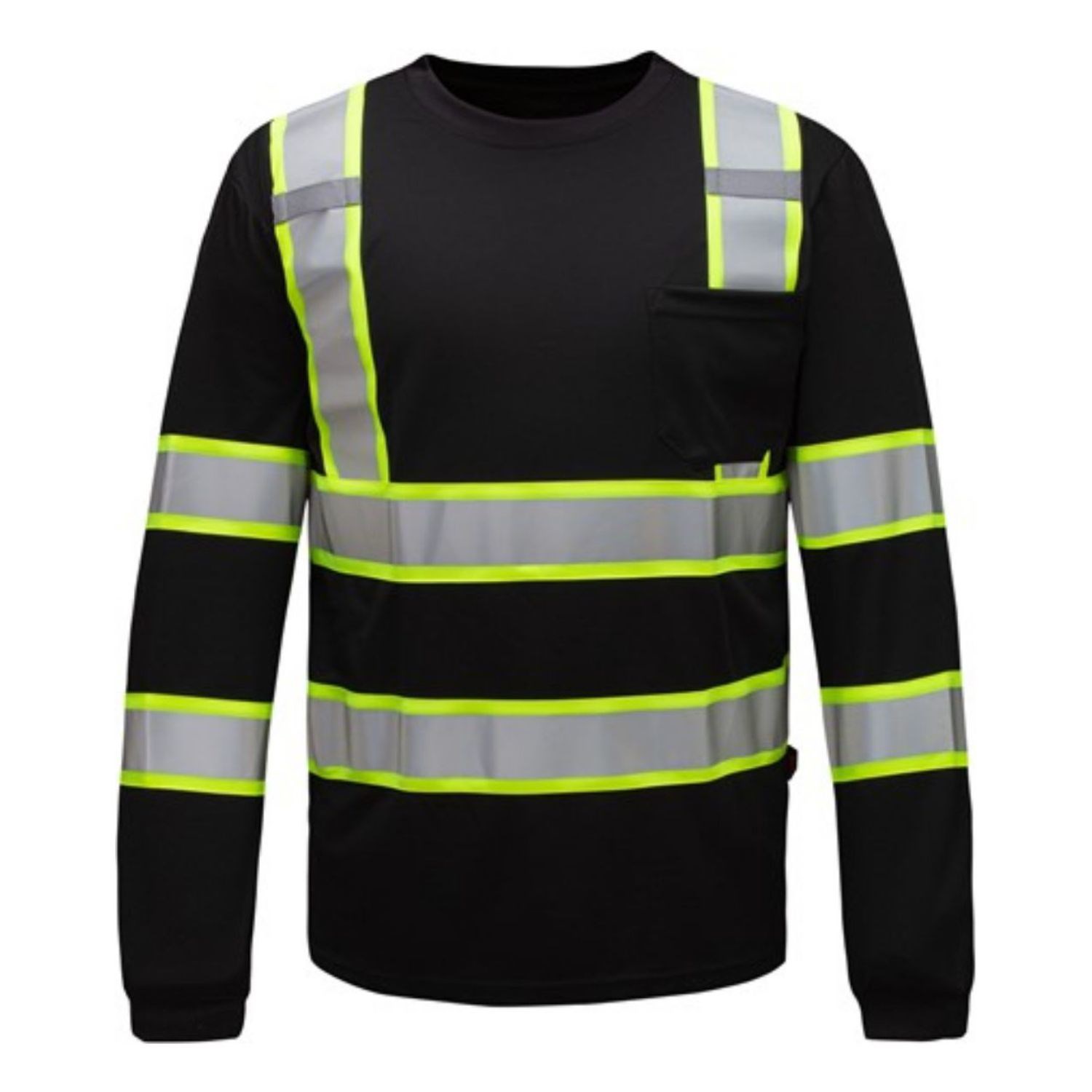 rPET Class 3 Dual Mic Tabs Safety T-Shirt W/ Pocket 2