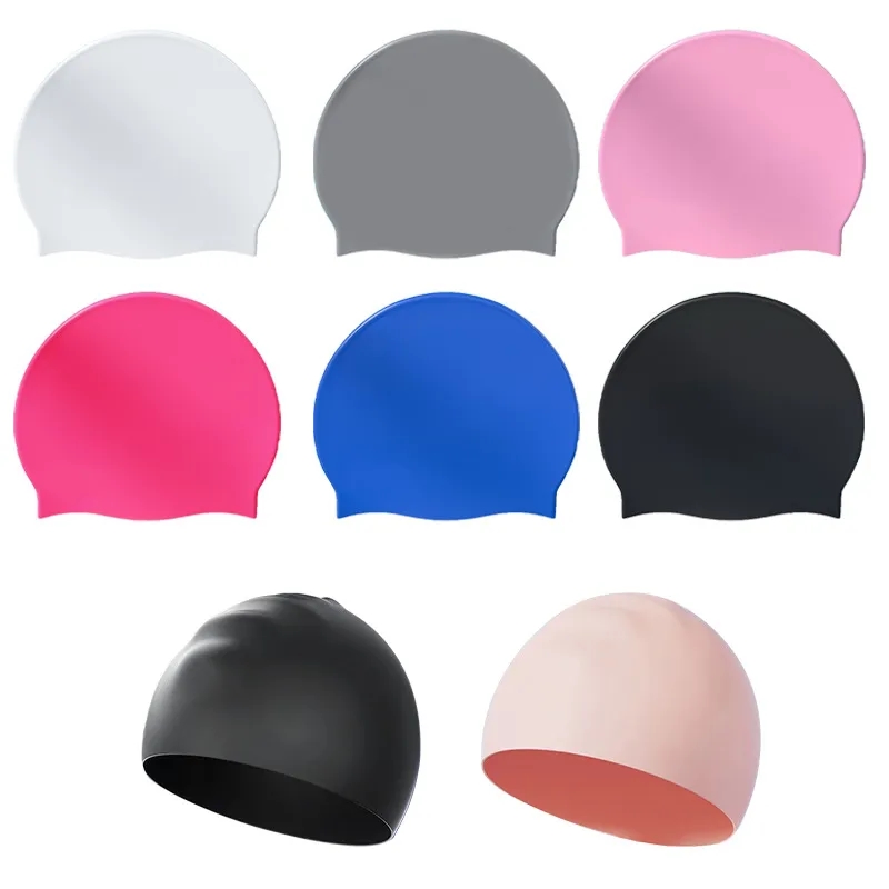 Silicone swimming cap 3