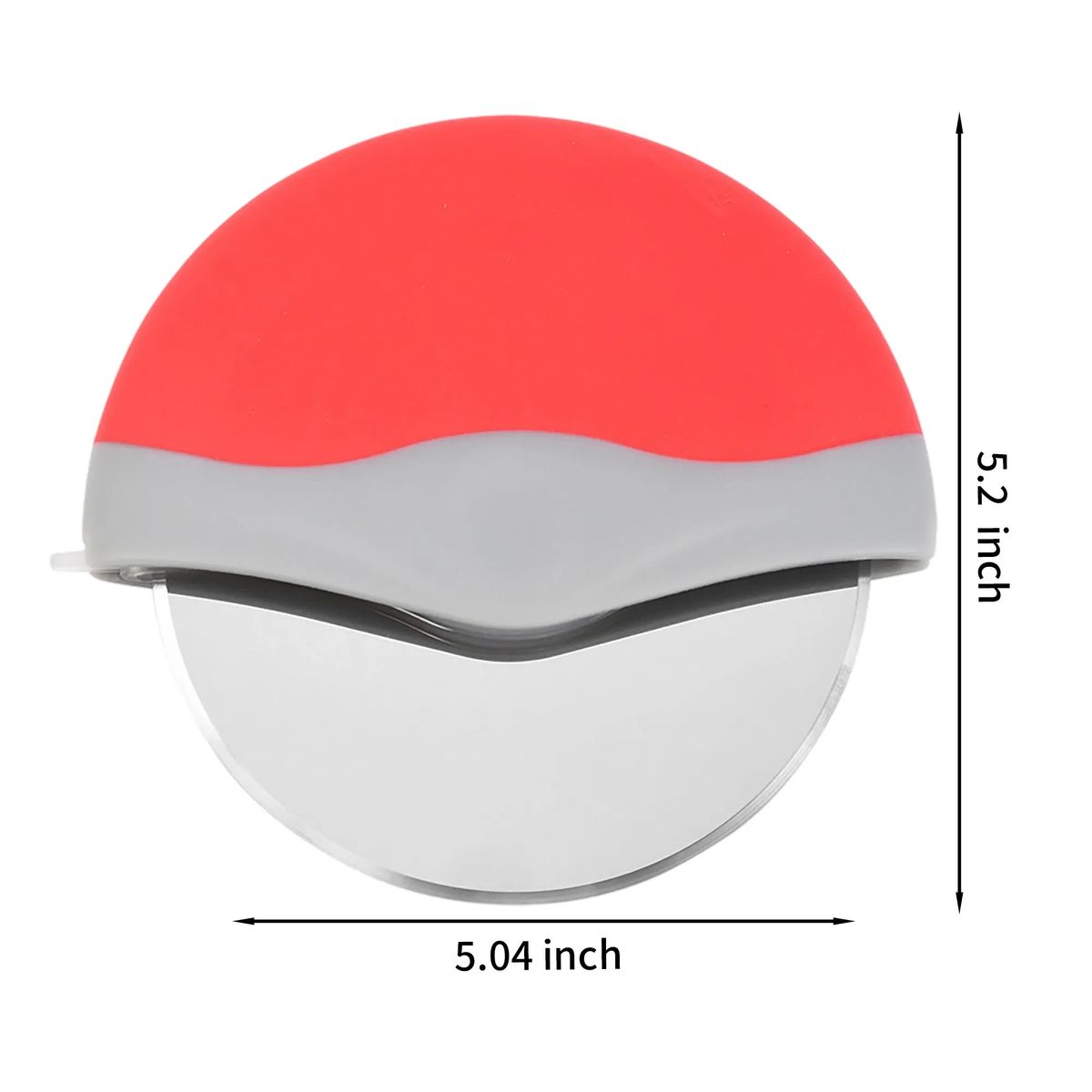 Pizza Cutter Wheel 5.2 Inches Durable Blade 6
