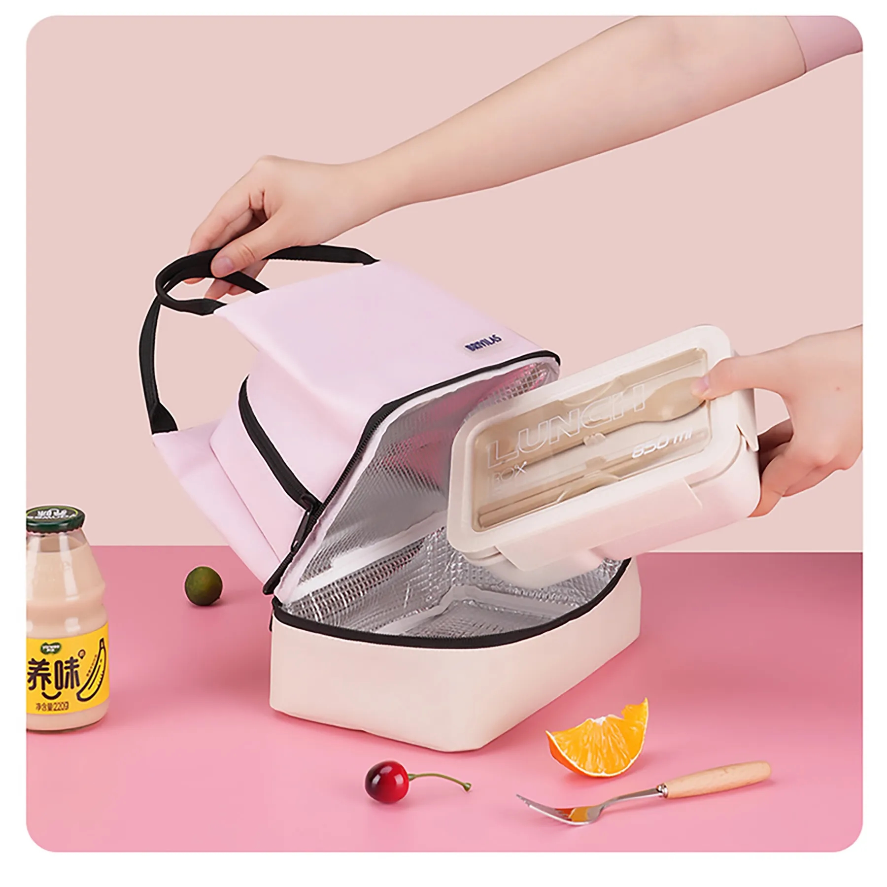 Oxford Outdoor Double-Layer Preservation And Insulation Bag 2