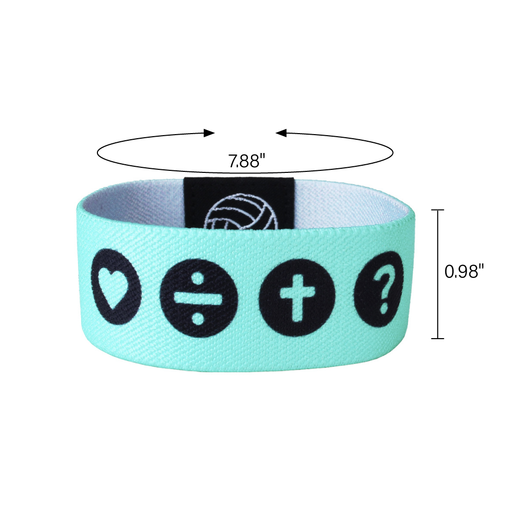 Sublimation Printing Elastic Souvenirs Wristband 1