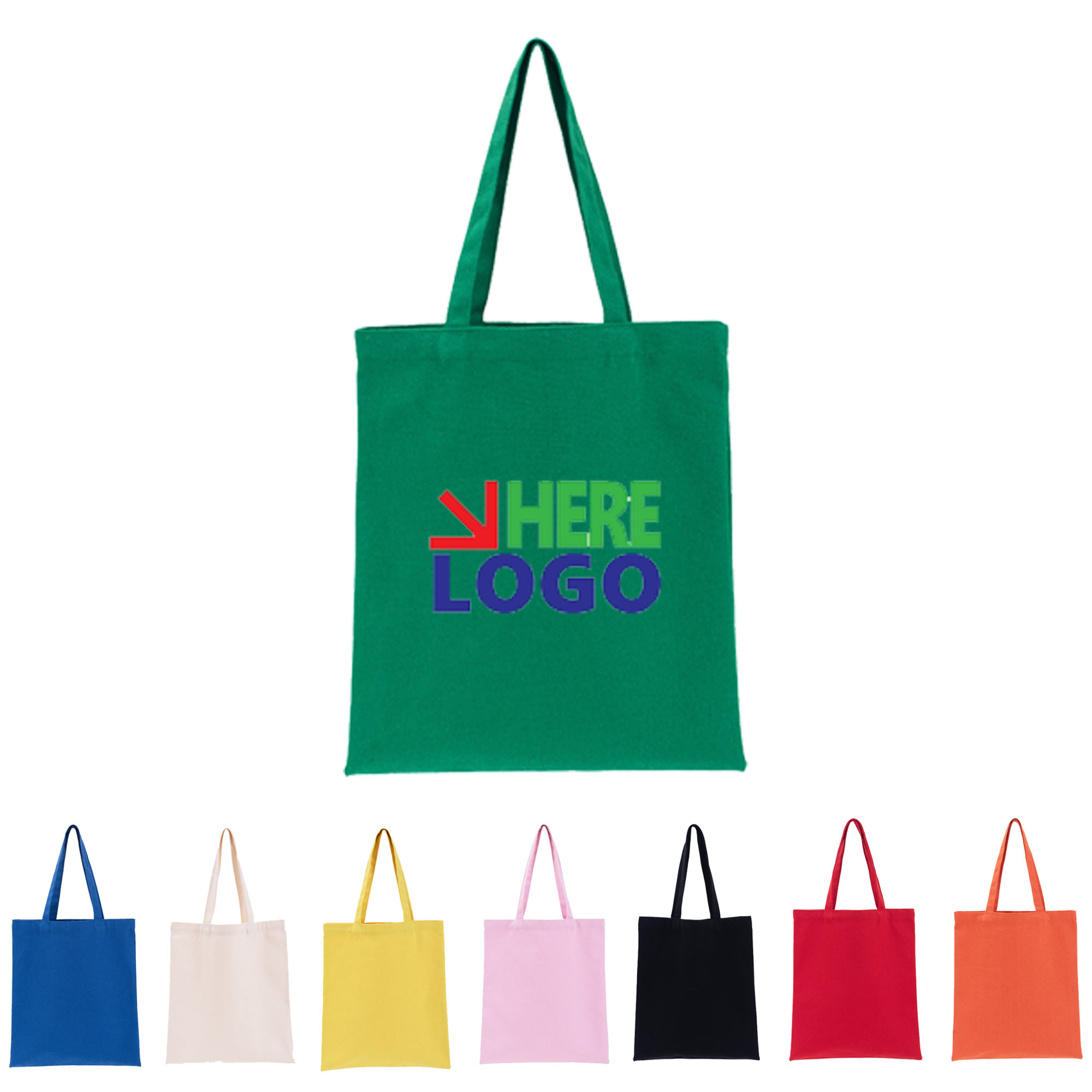 Eco-Friendly Promotional Canvas Bag, custom tote bag with logo imprint 2