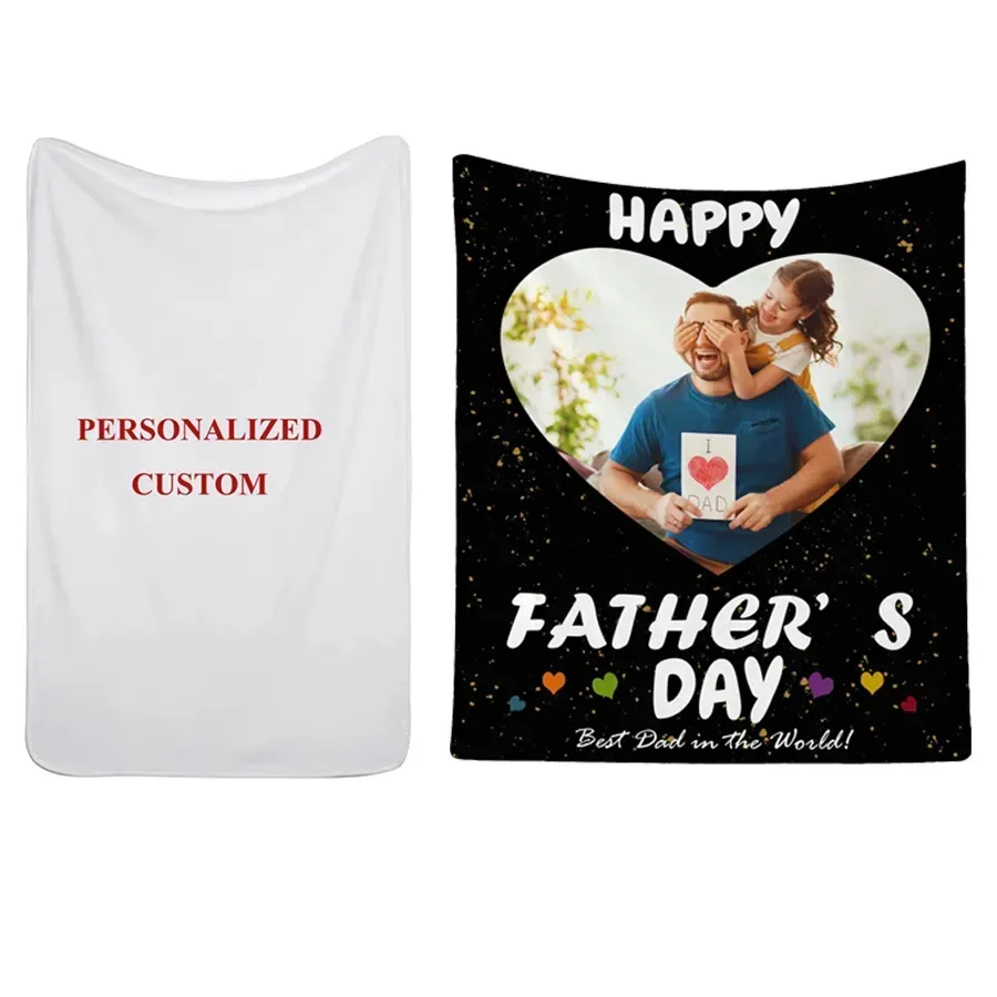 Custom Digital Printing Flannel Fleece Blanket 2