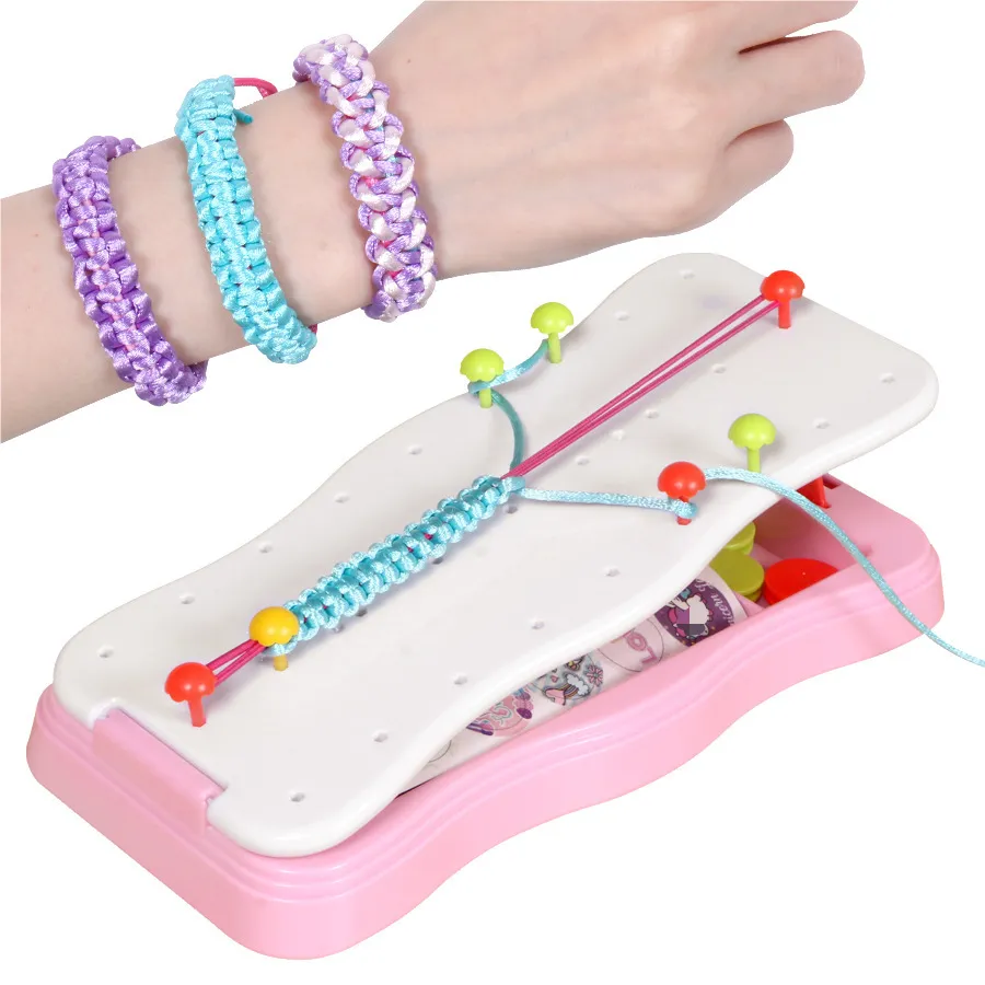 Hand Rope Weaver Set Bracelet Making Girls Gift 5