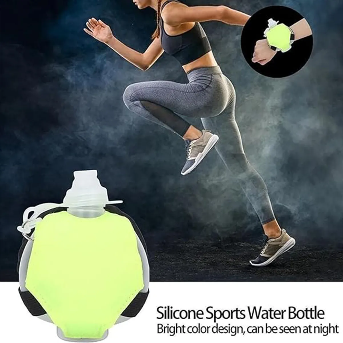 Leak Proof Adjustable Wearable Hands Free Water Bottle 6