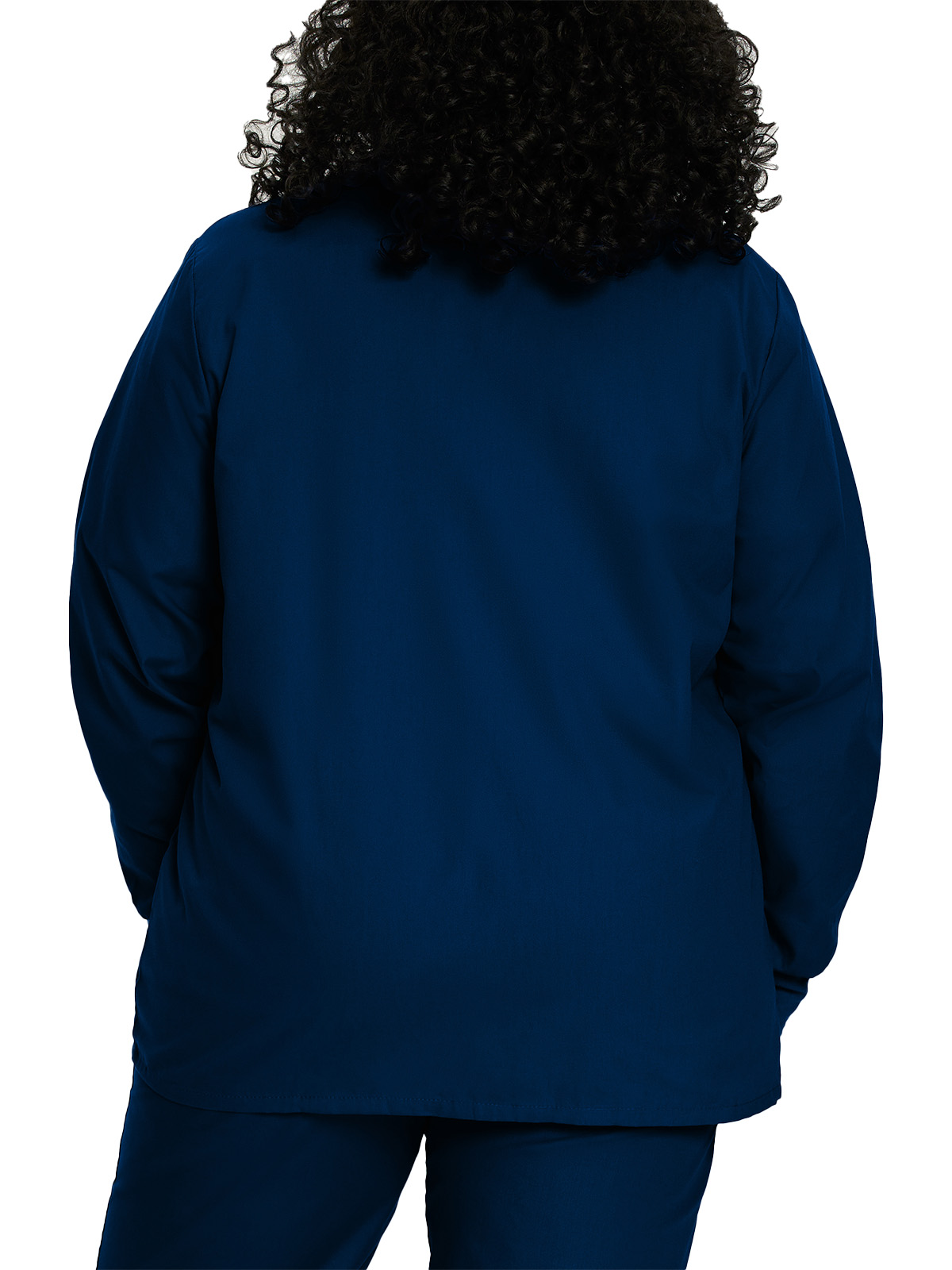 Landau - Essentials - Women's Four-Pocket Crew Neck Warm-Up Jacket 52