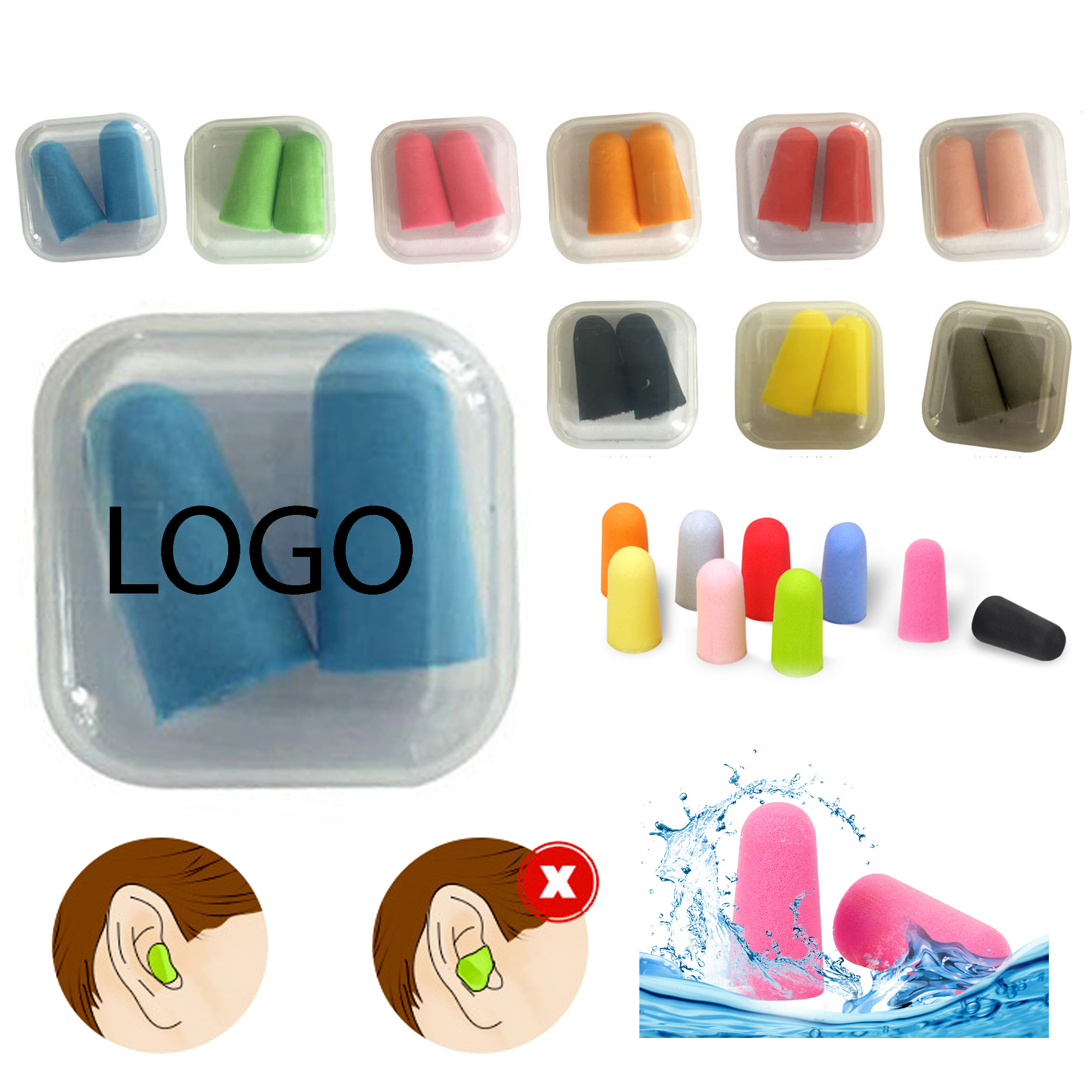 Ultra Soft Noise Blocking Earplugs 1