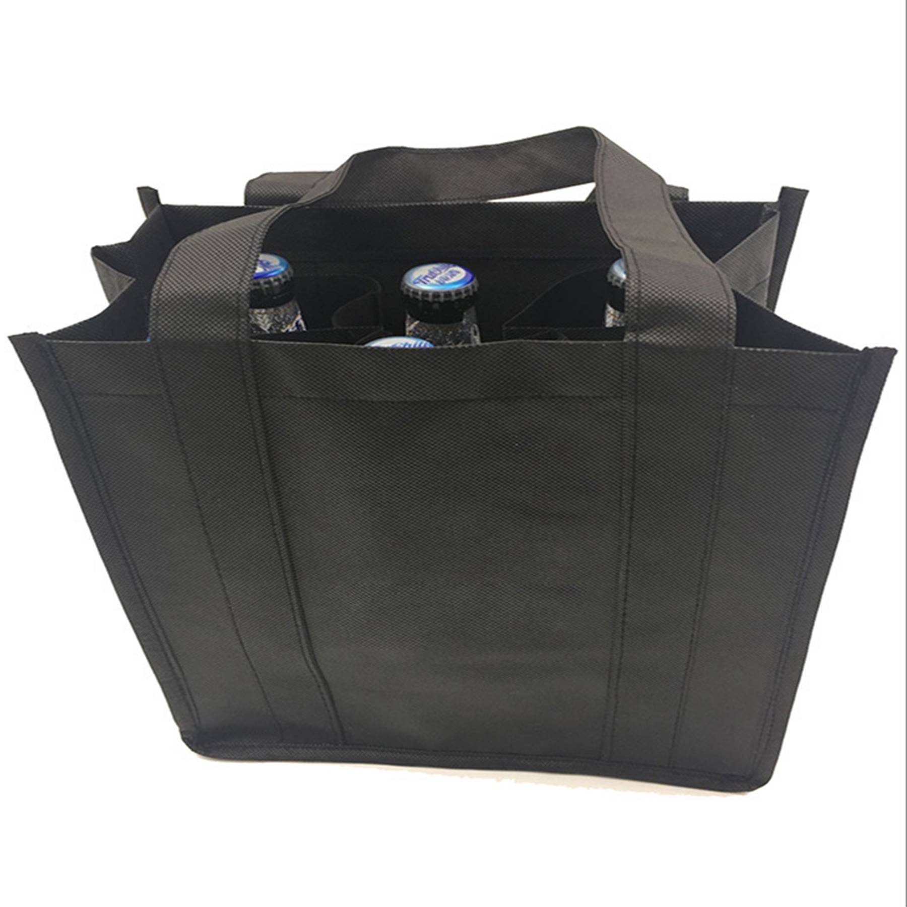 Non-woven 6 bottles of wine tote bag 2
