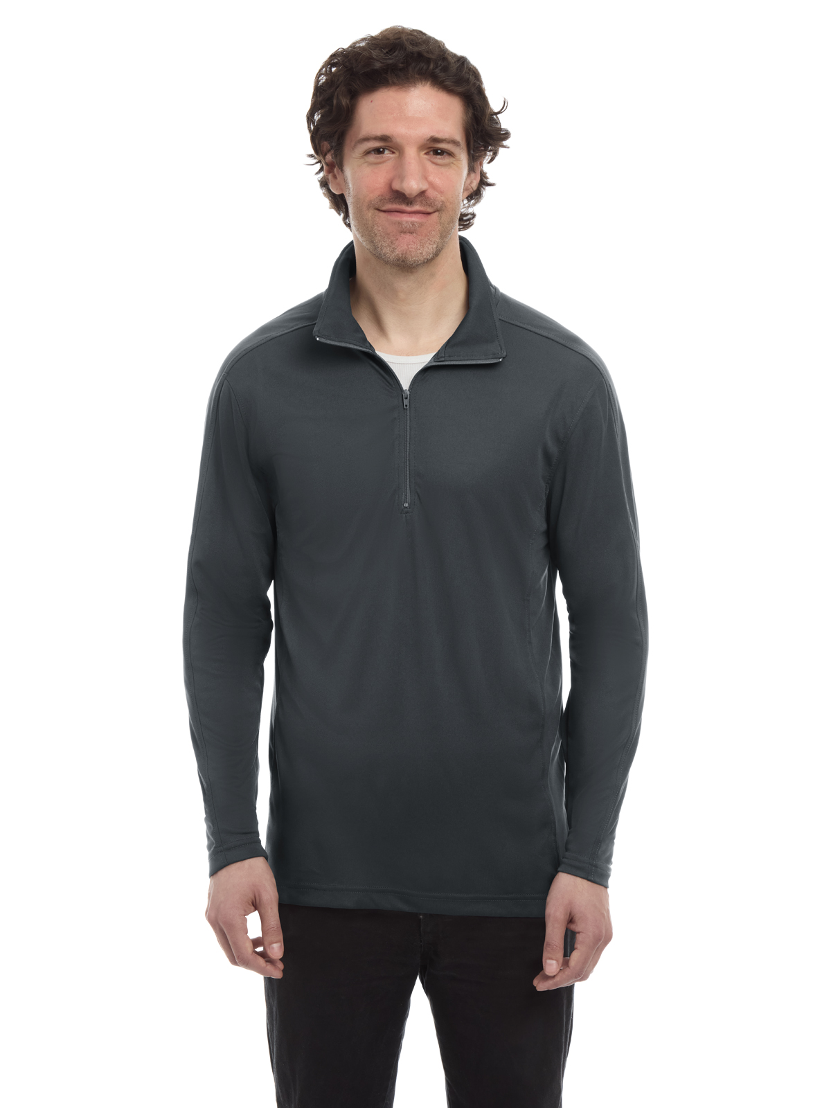 Blue Generation - Men's Pocketless 1/4-Zip Long Sleeve Pullover 7