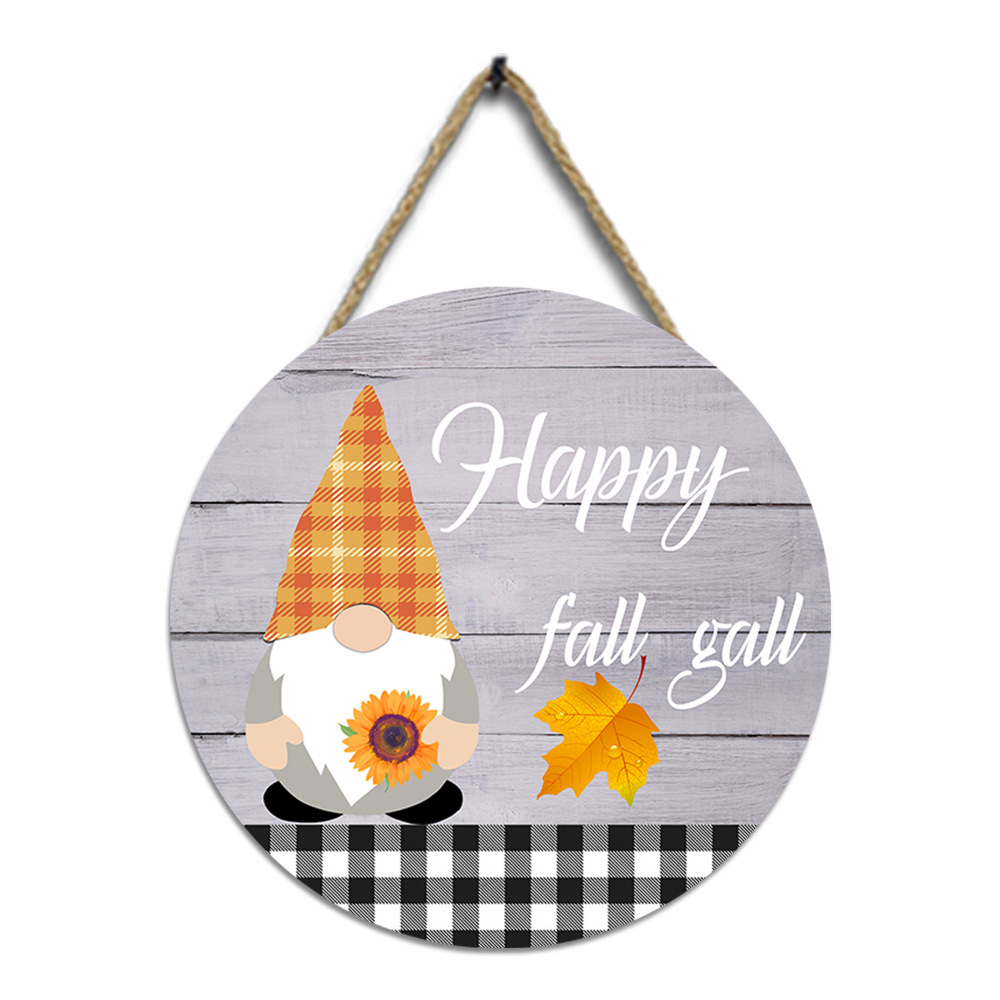 Halloween Thanksgiving Wall Decoration Doorplate 2