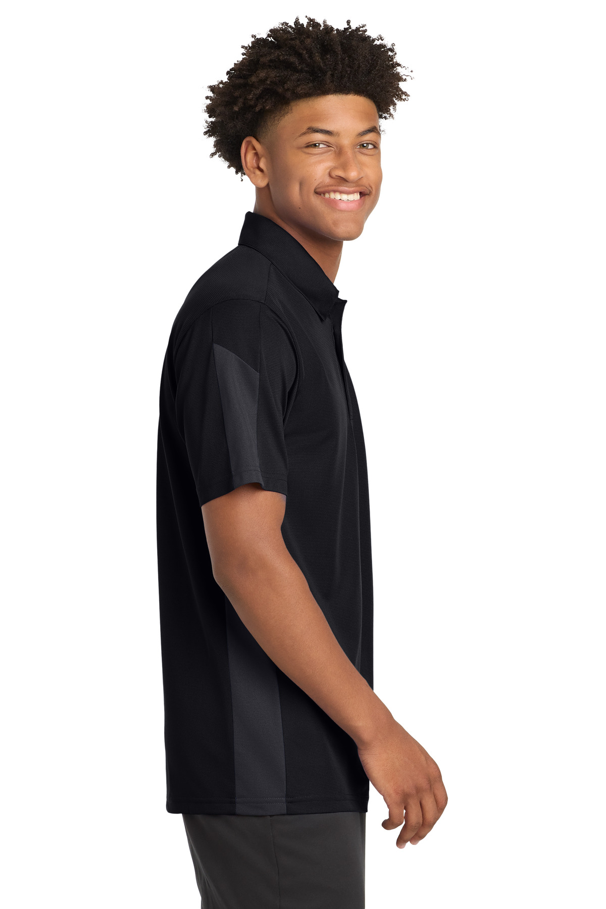 Sport-Tek PosiCharge Active Textured Colorblock Polo. ST695 23