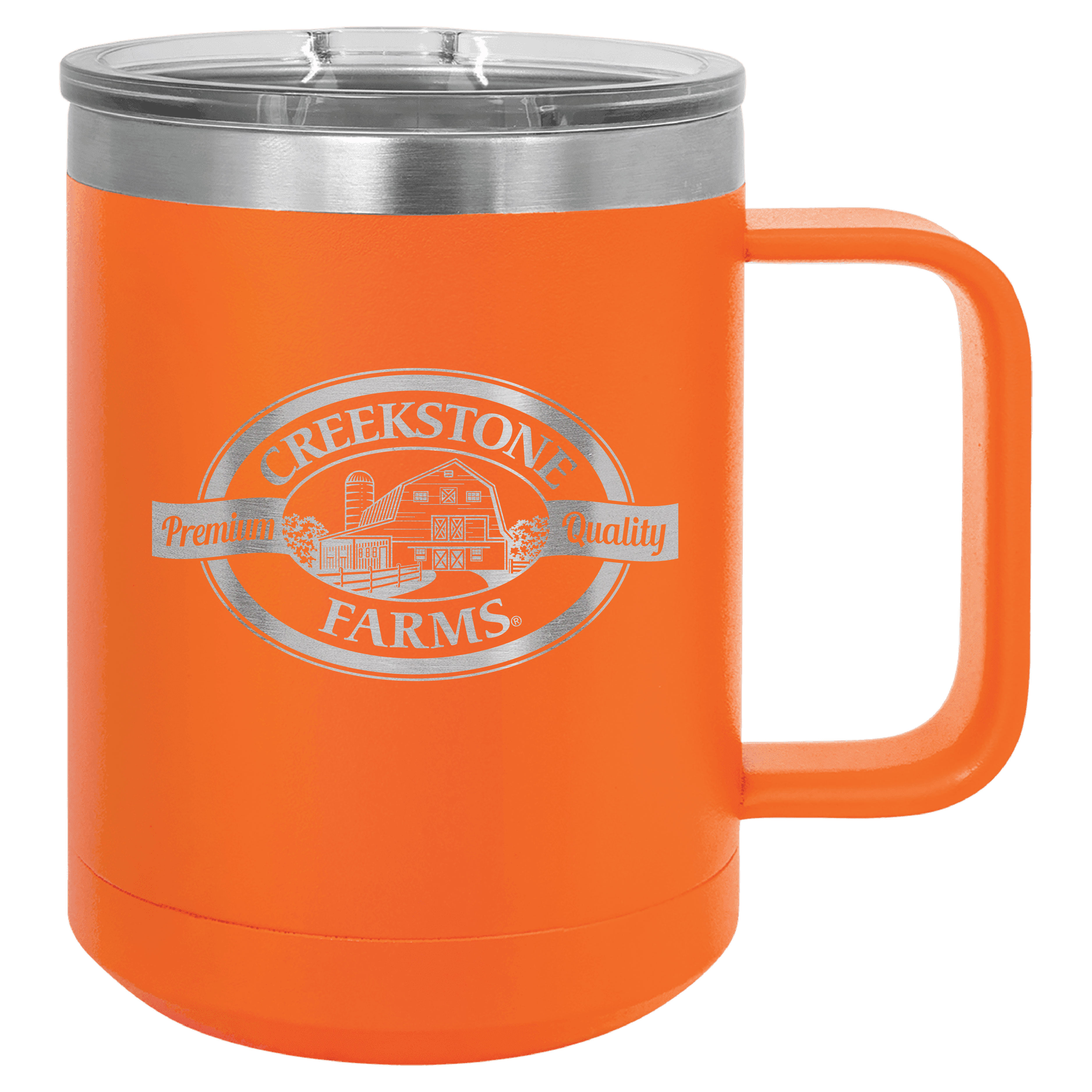 Polar Camel 15 oz. Stainless Steel Coffee Mug w/ Sliding Lid 20