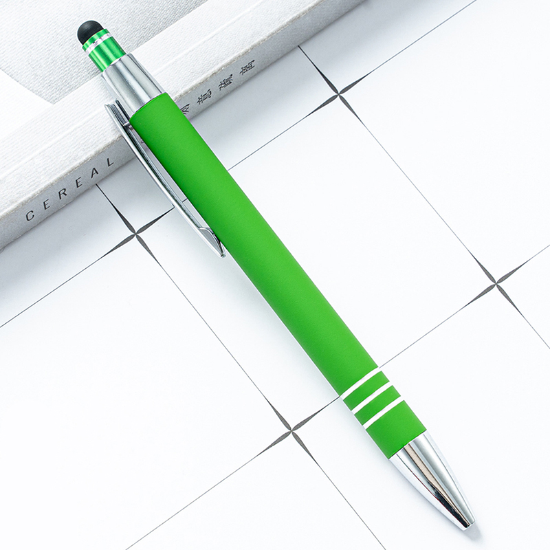 Stylus Click Action Aluminum Ballpoint Pen 3