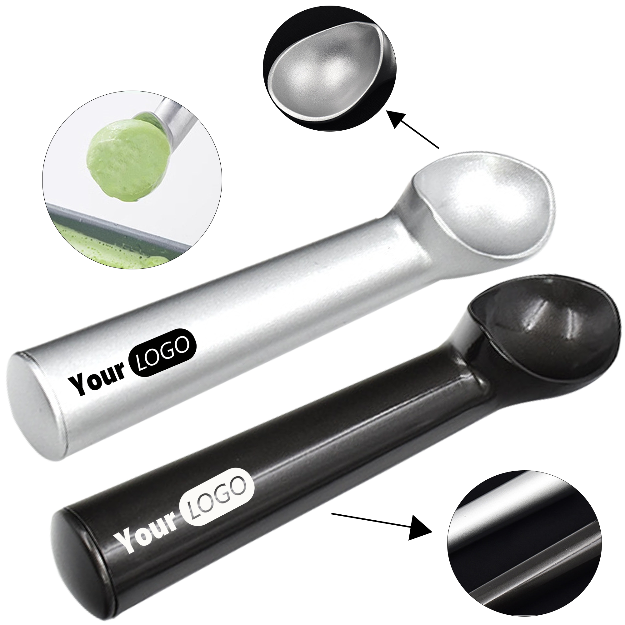 Sustainable Aluminum Ice Cream Scoop 3
