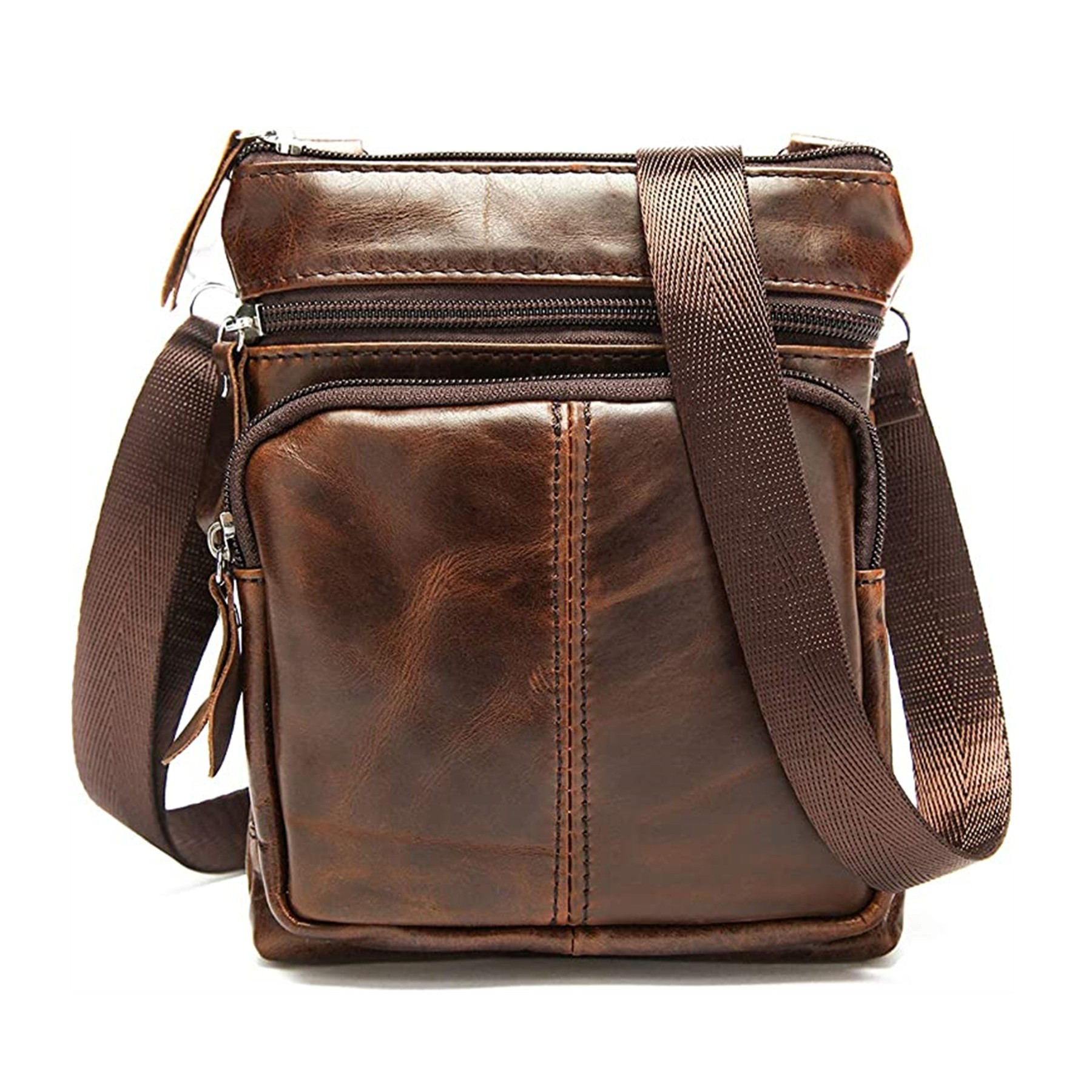 Genuine Leather Crossbody Bag