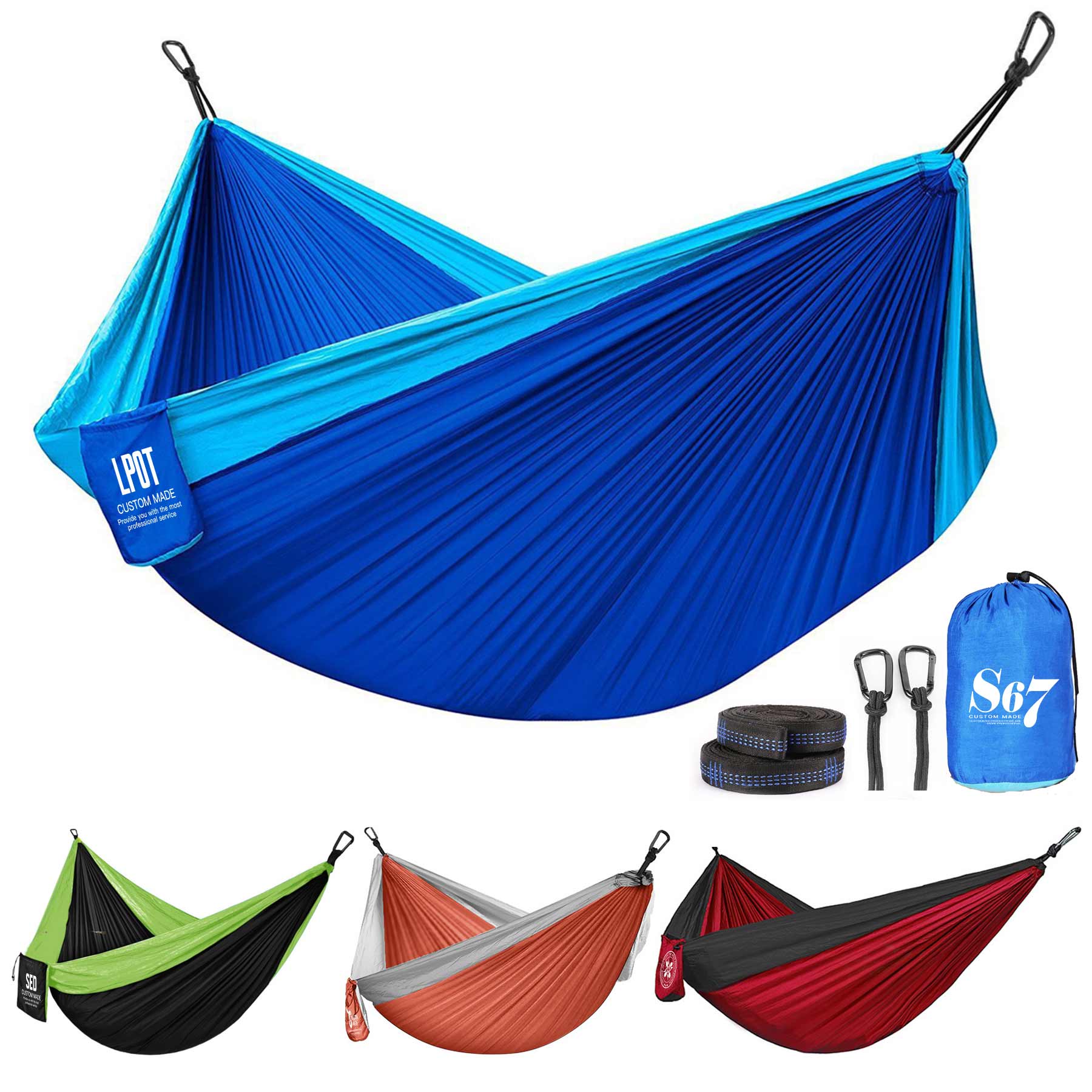 Portable Single / Double Camping Hammock 1