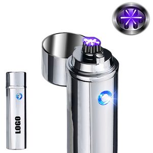 Cylinder Three Electric Arc Lighter With Flip Cap And USB Charging 11